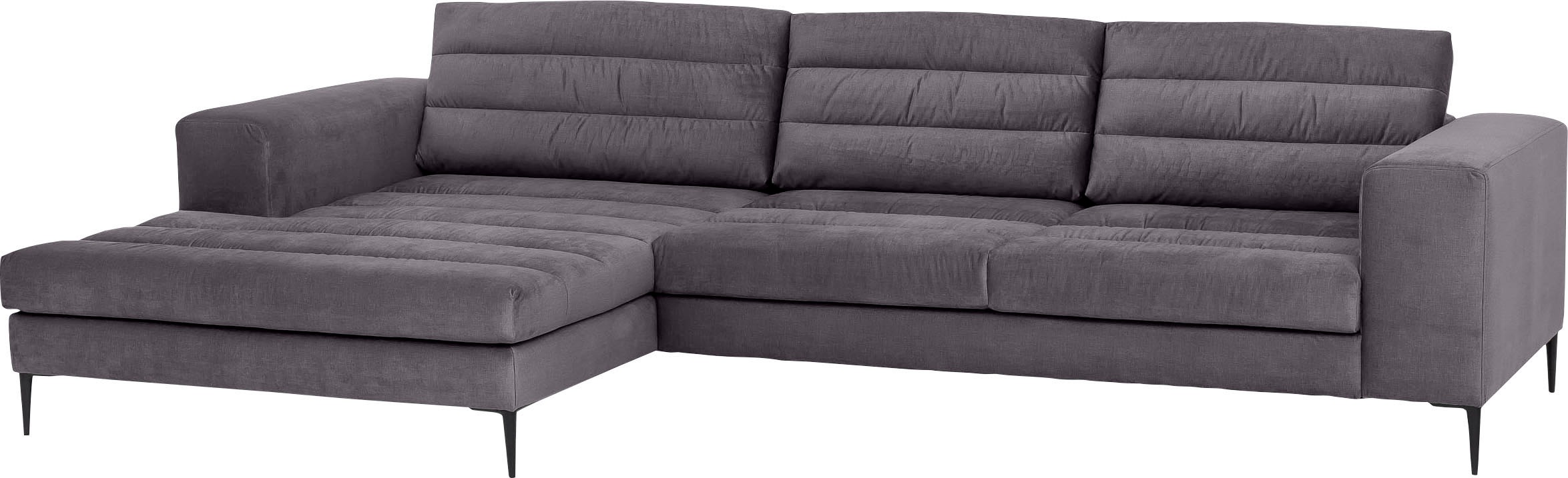 TRENDMANUFAKTUR Ecksofa »Arabella«, mit extra breiter Recamiere, extra hohe Füße aus... kaufen