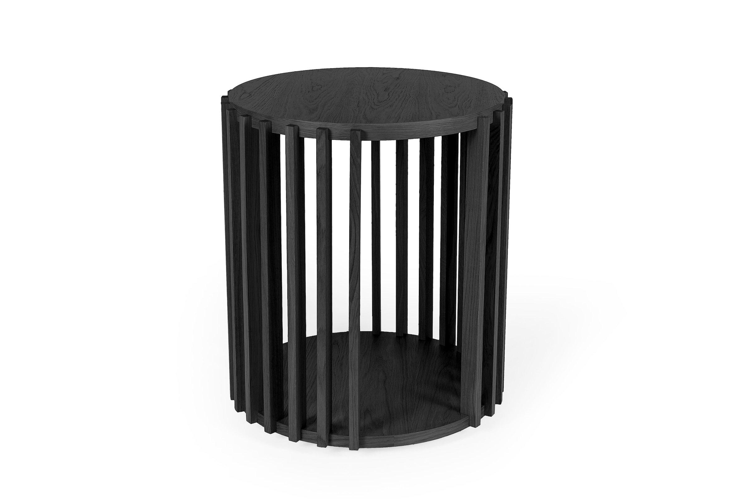 Woodman Beistelltisch "Drum, Breite/Tiefe/Höhe: 53/53/58 cm", Holzfurnier a günstig online kaufen