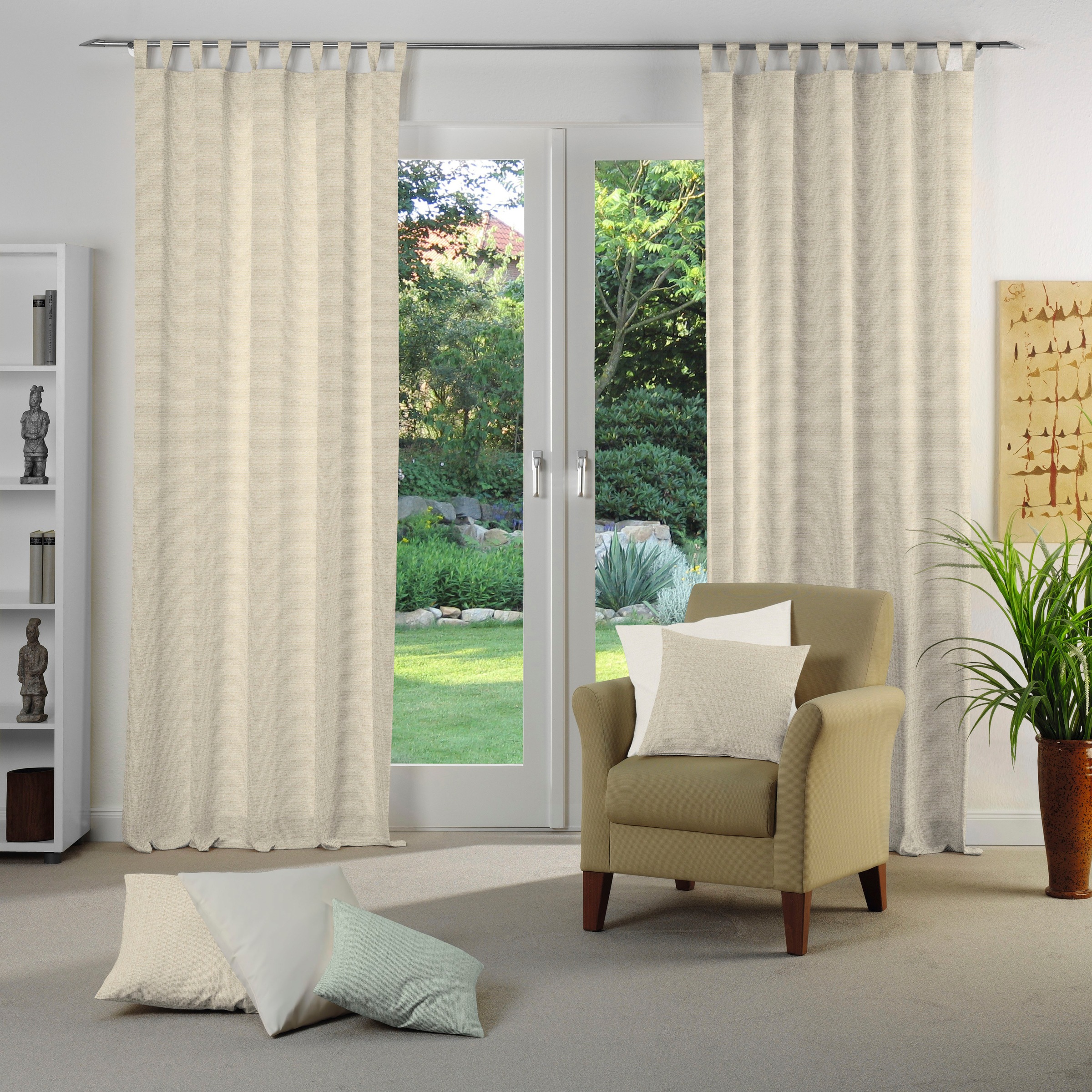 Wirth Vorhang "Berwick" Schlaufen 1 Stk. tlg. günstig online kaufen