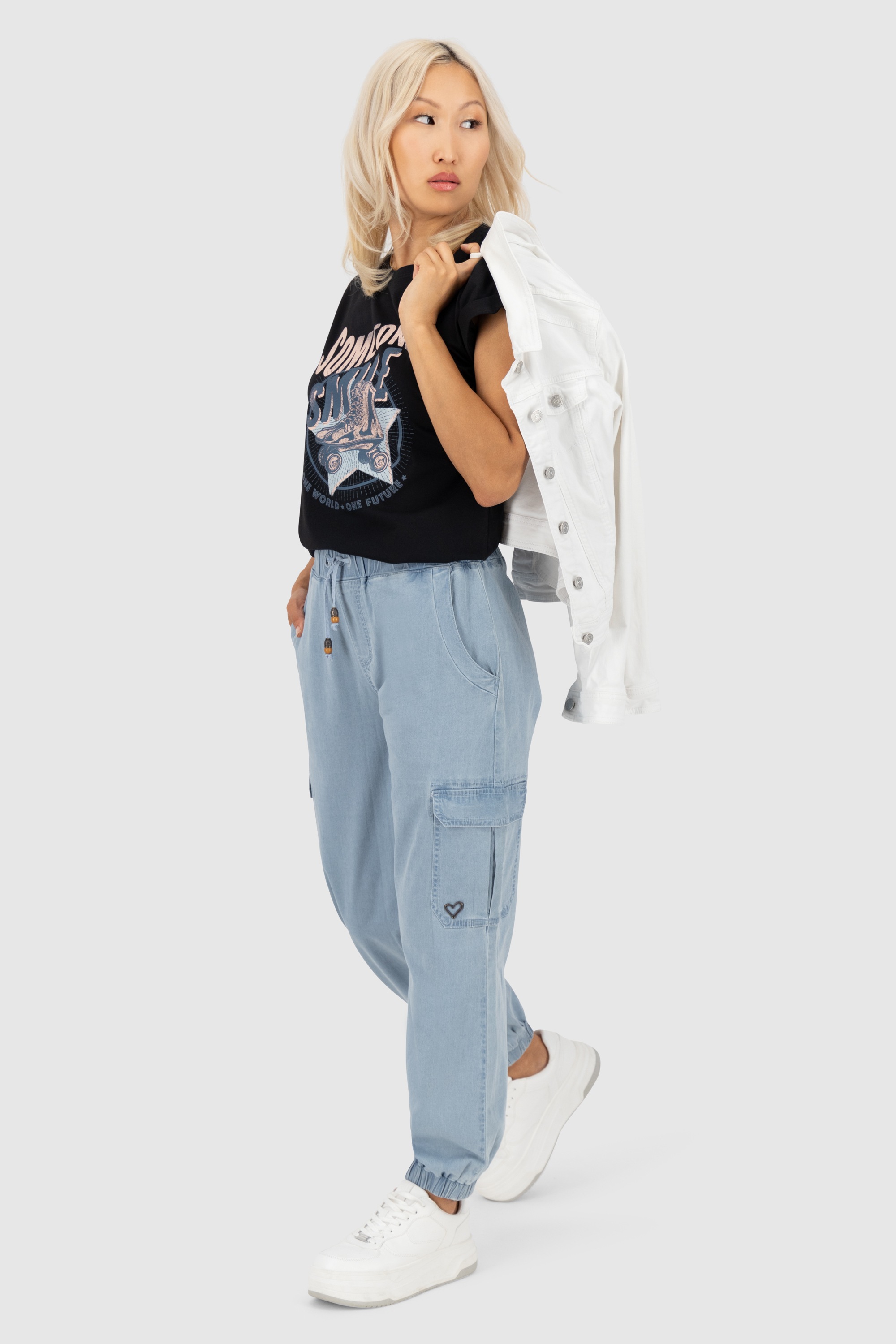 Alife & Kickin Stoffhose »Damen AngeliqueAK DNM A«