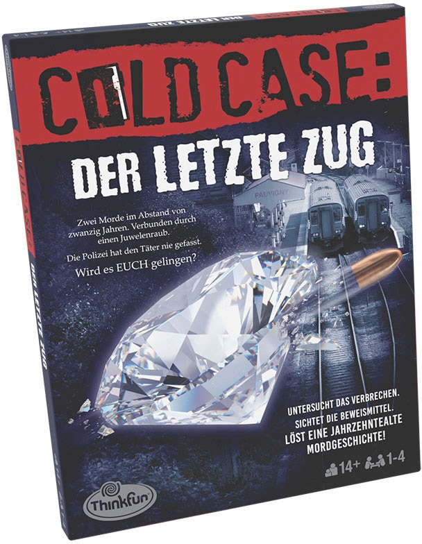 Thinkfun® Spiel »ThinkFun - Cold Case: Der letzte Zug«, FSC® - schützt Wald - weltweit