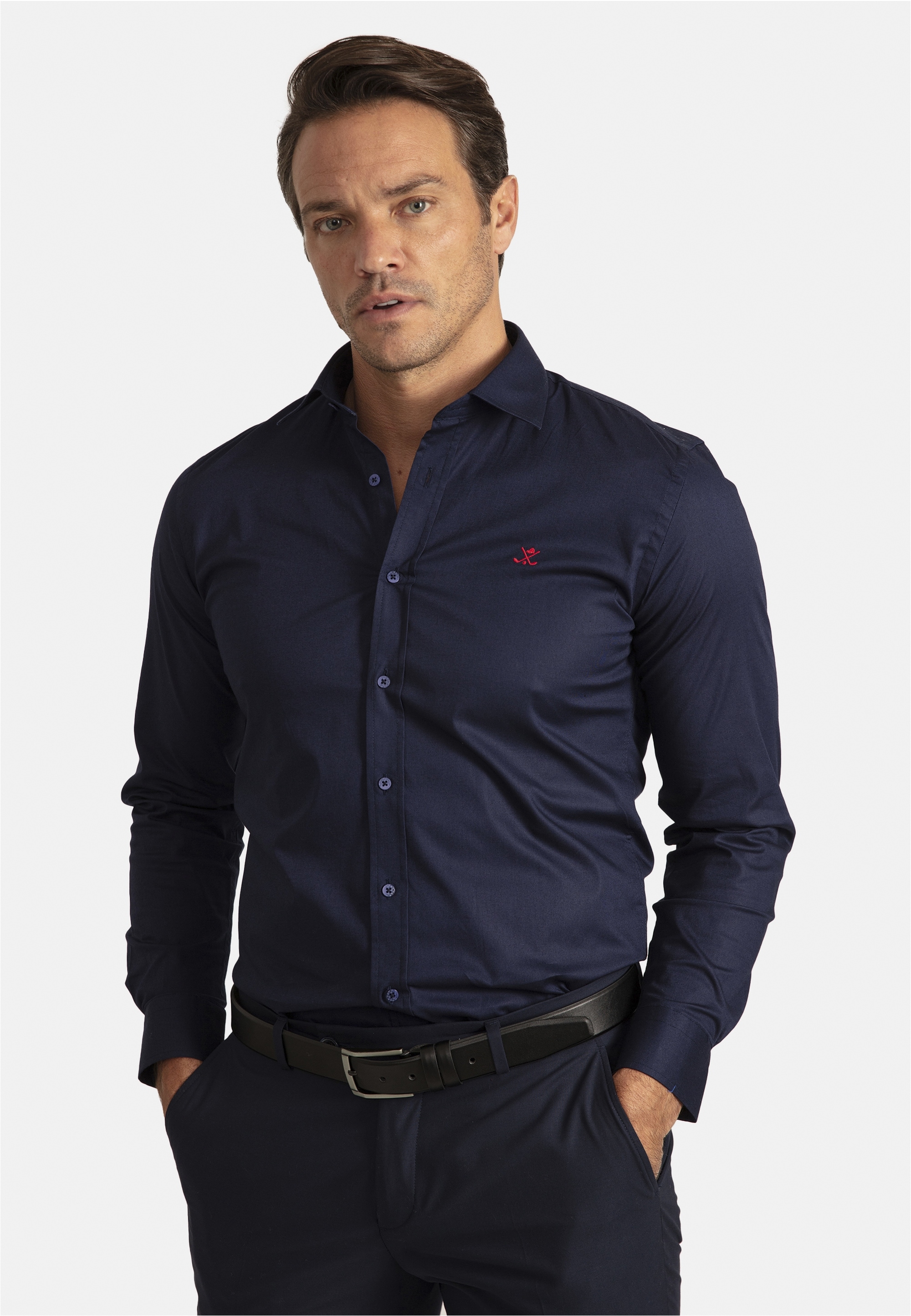 SIR RAYMOND TAILOR Langarmhemd "Moss" 1 Stk. tlg. mit klassischem Kentkrage günstig online kaufen