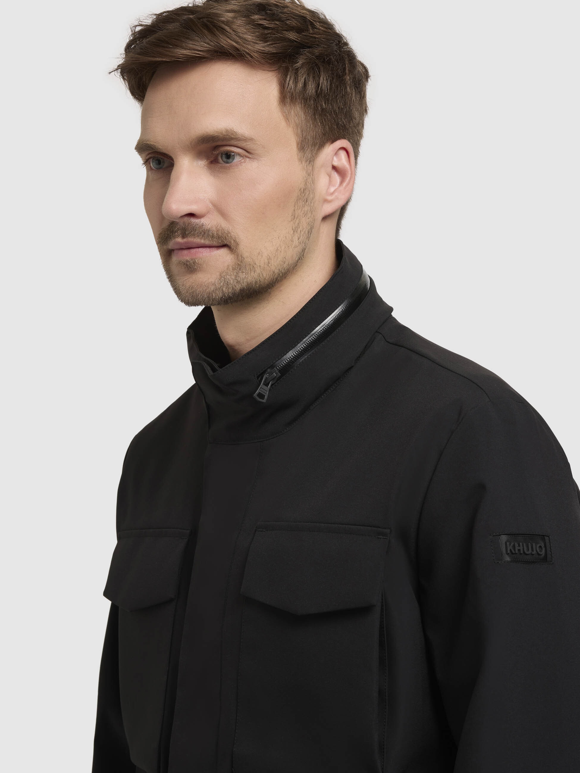 khujo Fieldjacket »ARLO«, mit Kapuze