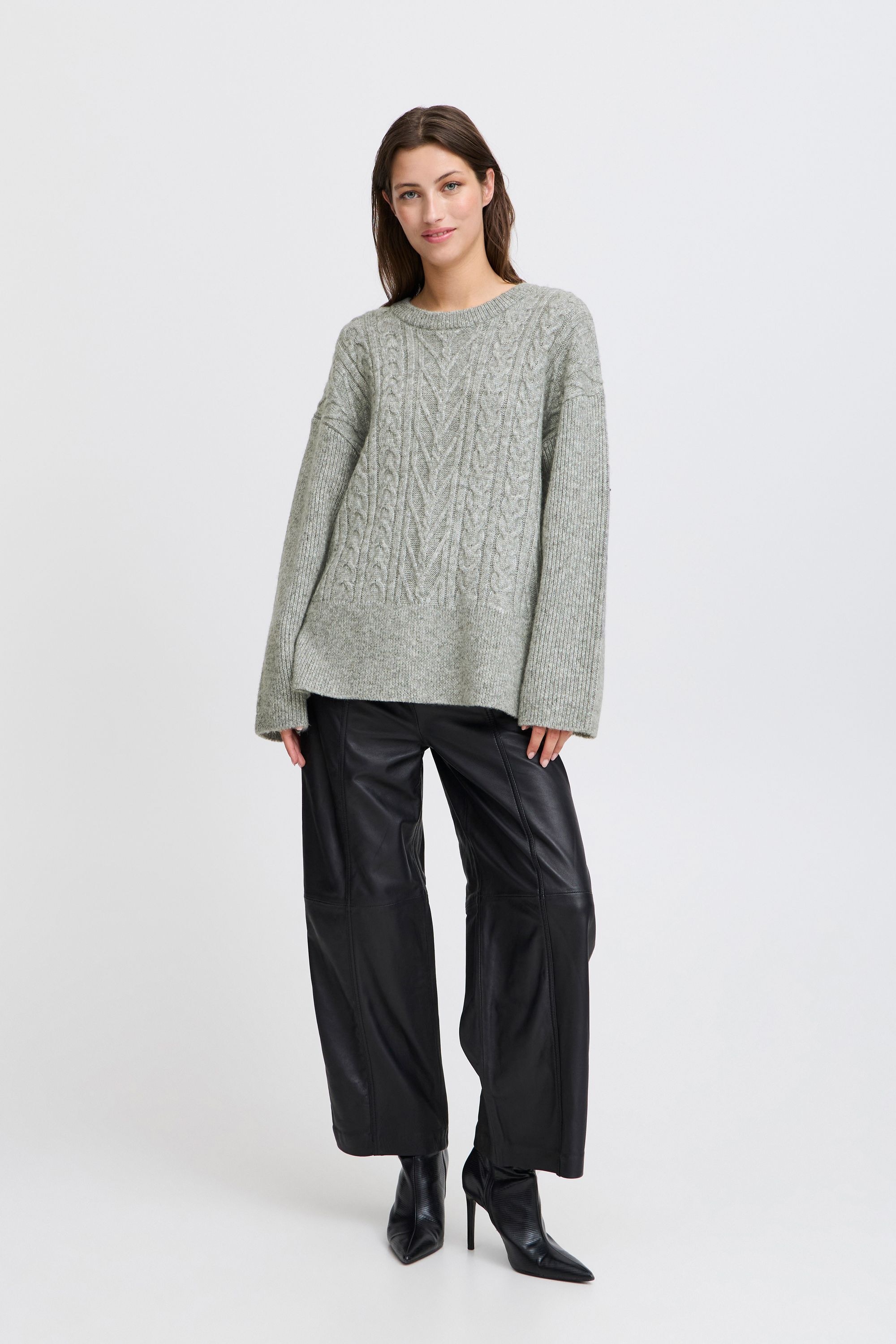 b.young Strickfleece-Pullover »Strickpullover BYNELLO ONECK JUMPER -«