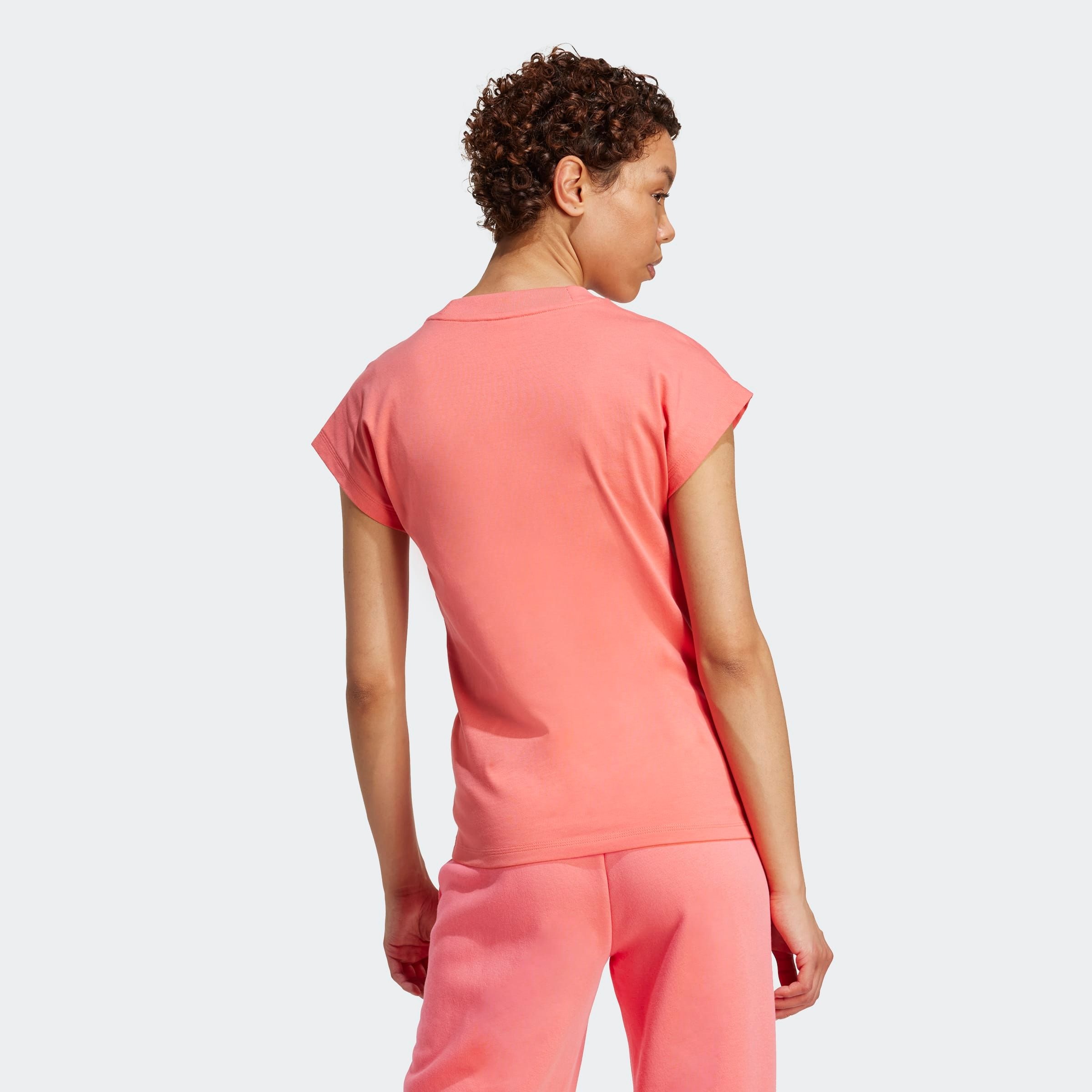 adidas Sportswear T-Shirt "ESSENTIALS LINEAR COTTON" sportlicher Stil, Kurz günstig online kaufen