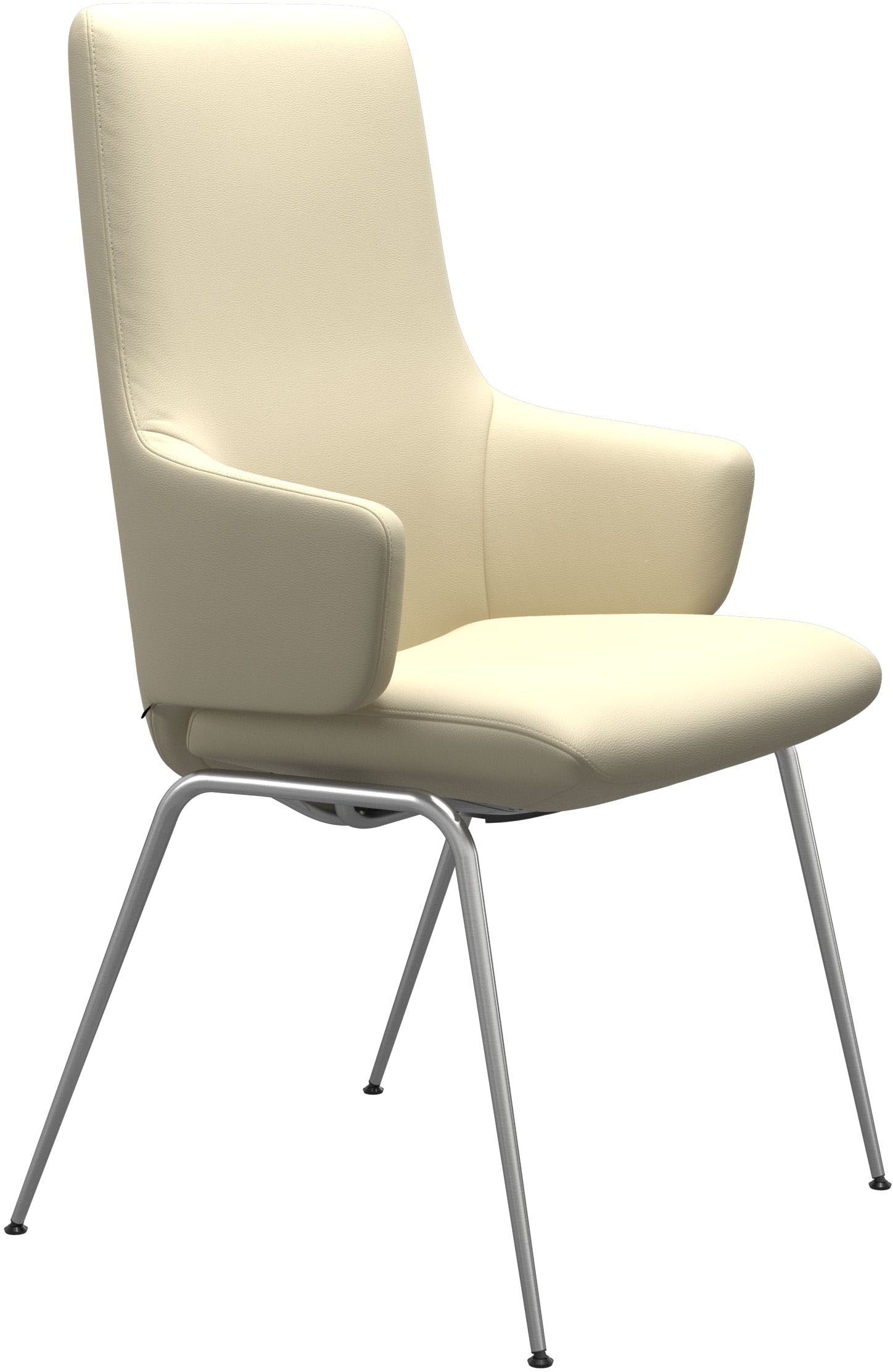 Stressless® Polsterstuhl »Laurel«, Leder PALOMA, High Back mit Armlehne, Größe L, mit Beinen aus Stahl in Chrom