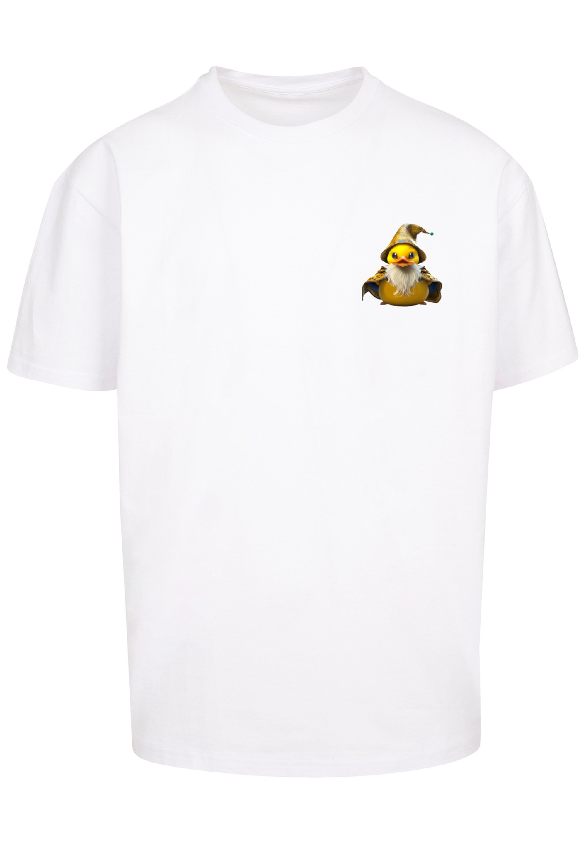 F4NT4STIC T-Shirt »Rubber Duck Wizard OVERSIZE TEE« Print