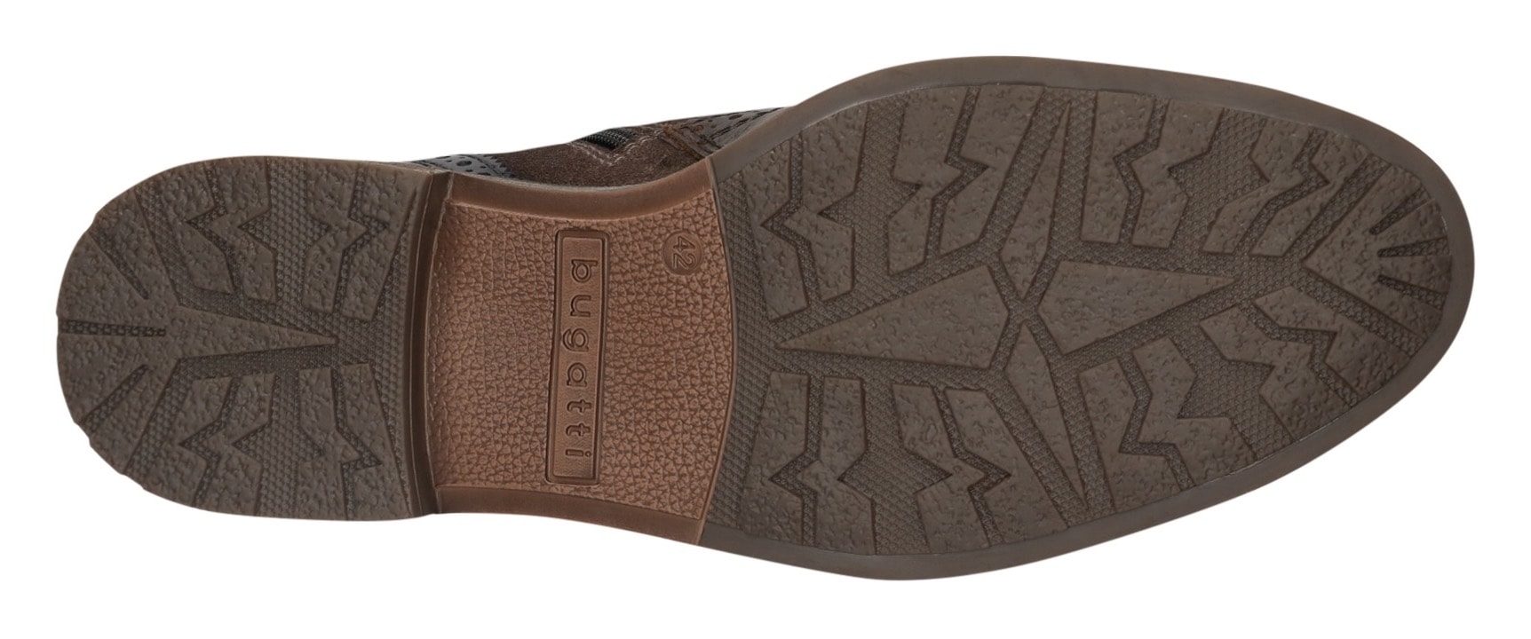 bugatti Schnürboots, Stiefel, Anzugschuh, Boots mit eleganter Flügelkappe