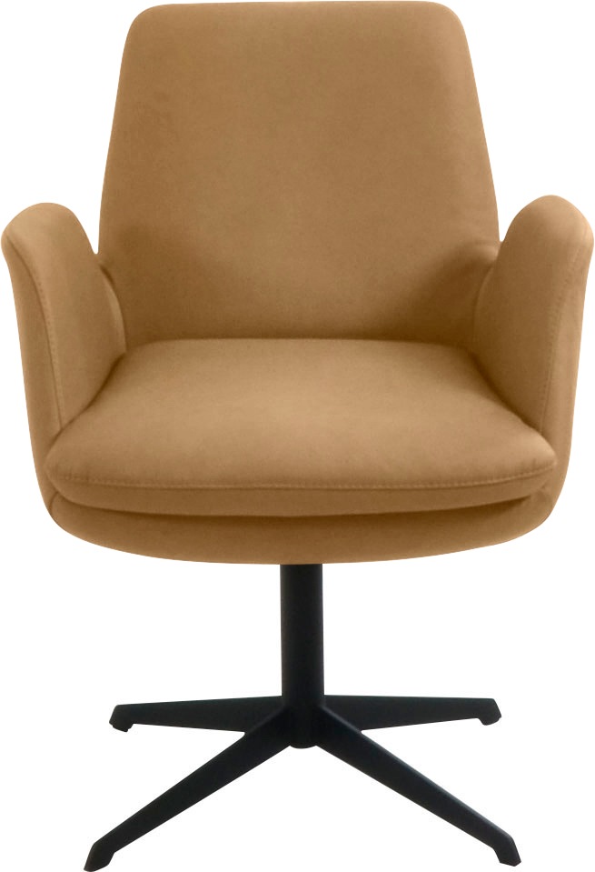 K+W Komfort & Wohnen Drehstuhl "Cube" () Rückholfunktion, Untergestell schw günstig online kaufen