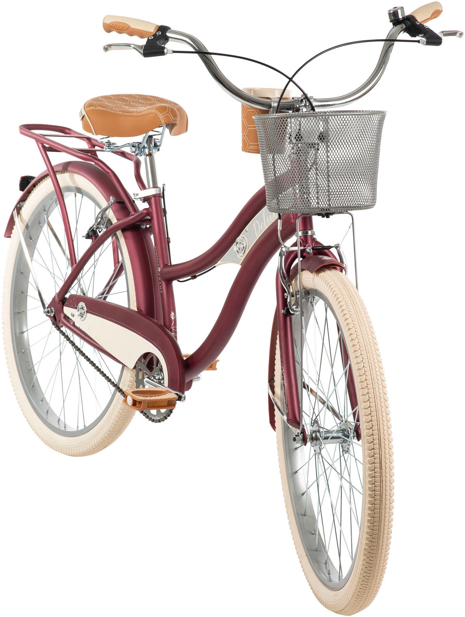 Huffy Cruiser "Deluxe 26-Zoll Fahrrad, Rot"