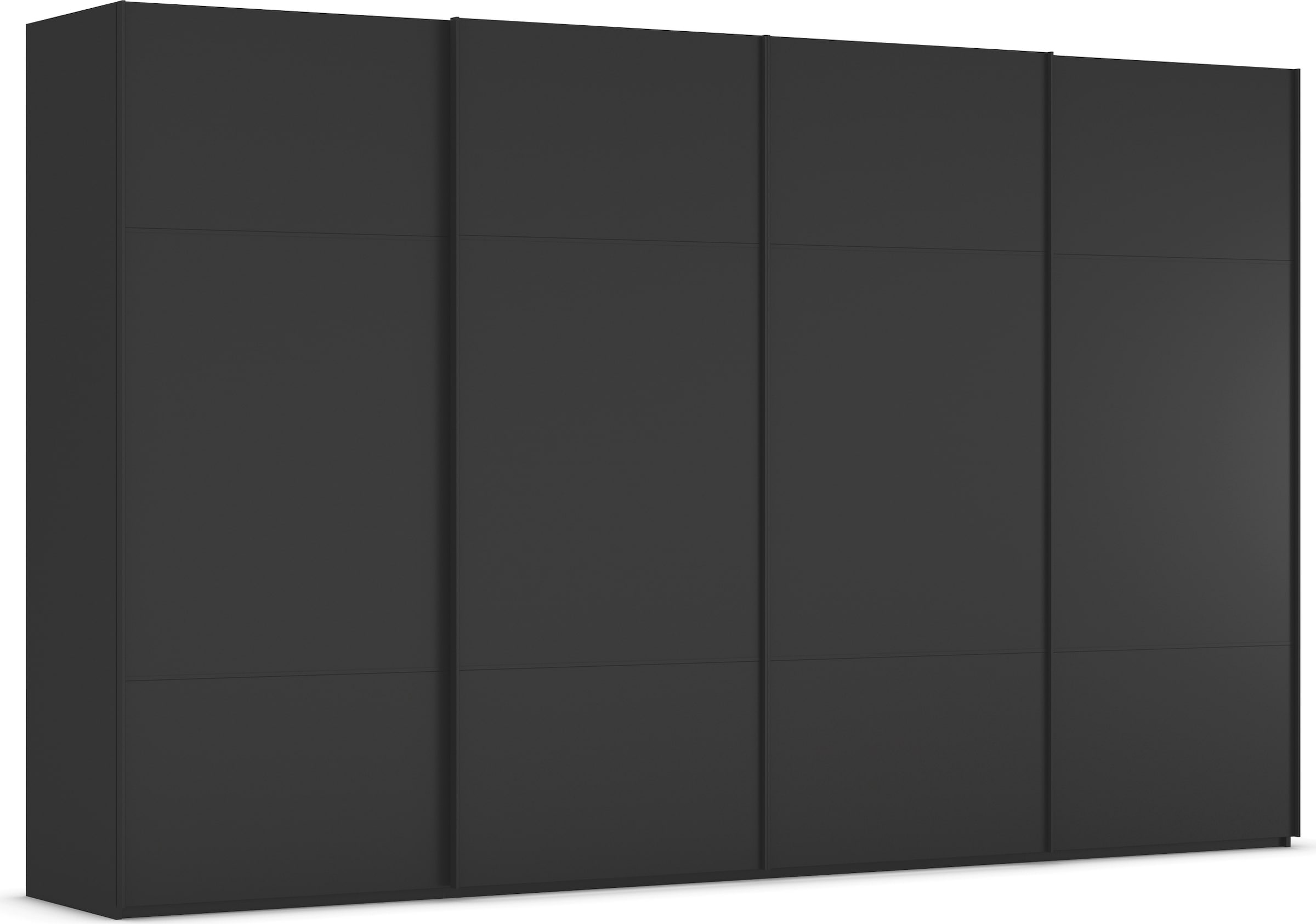 rauch 1100000002199 "Kleiderschrank Schrank Garderobe Schlafzimmerschrank SCALE-TRIO" edle dreigeteilte Front, 2 Zierleisten in Griff-Farbe MADE IN GERMANY