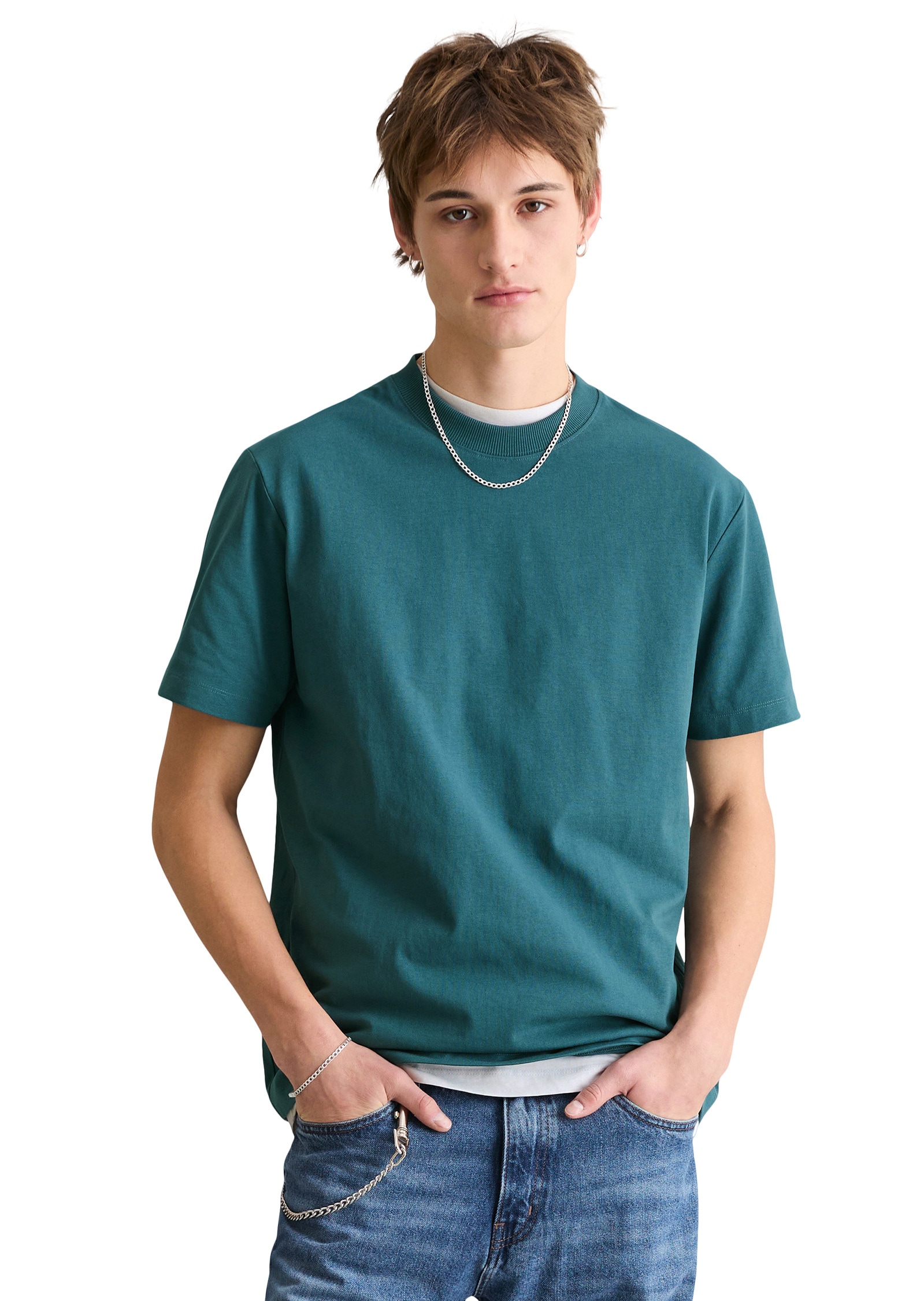 Marc OPolo DENIM T-Shirt "aus schwerem Bio-Baumwoll-Jersey"