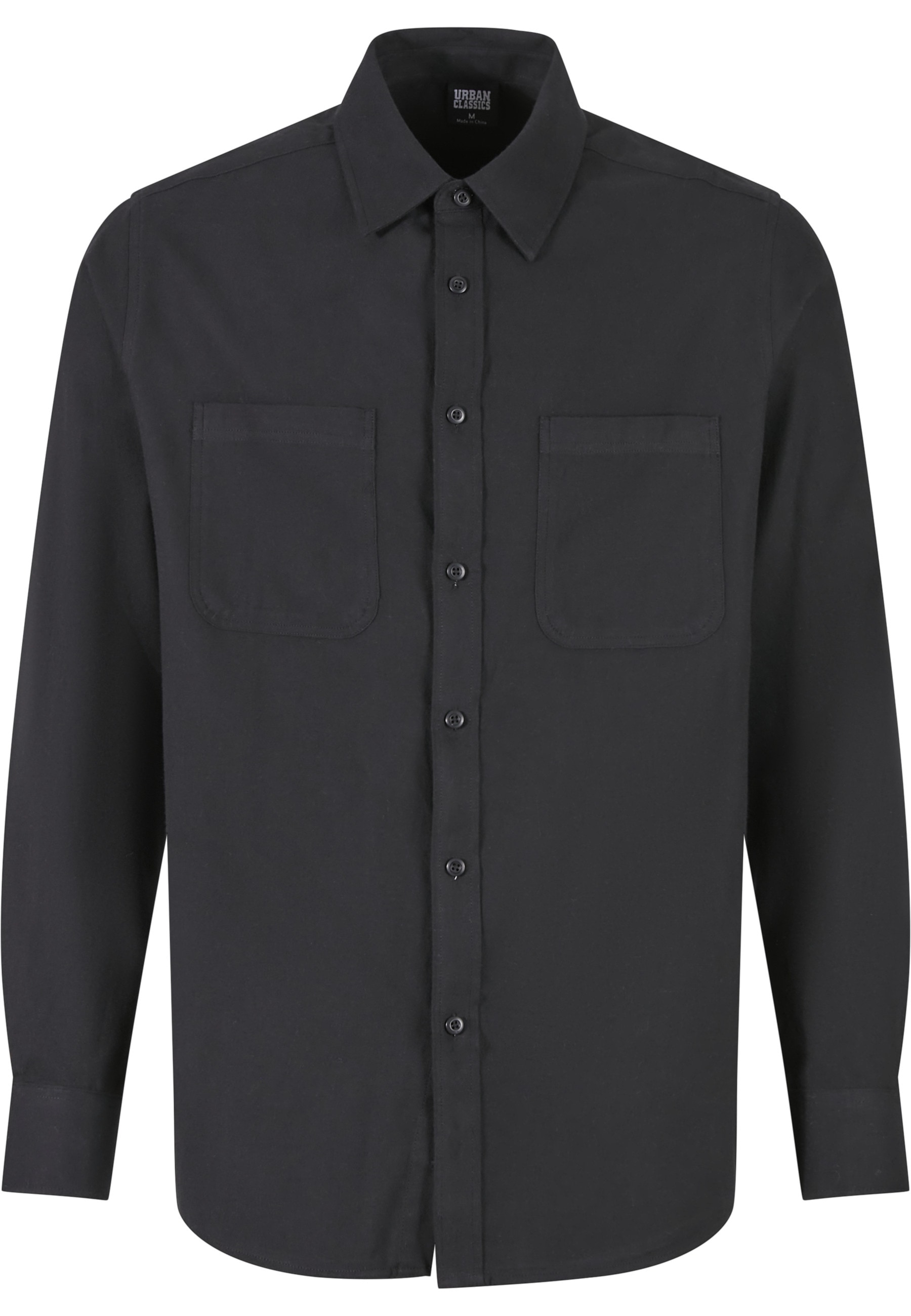 URBAN CLASSICS Flanellhemd "Urban Classics Herren Flanell Shirt" 1 Stk. günstig online kaufen