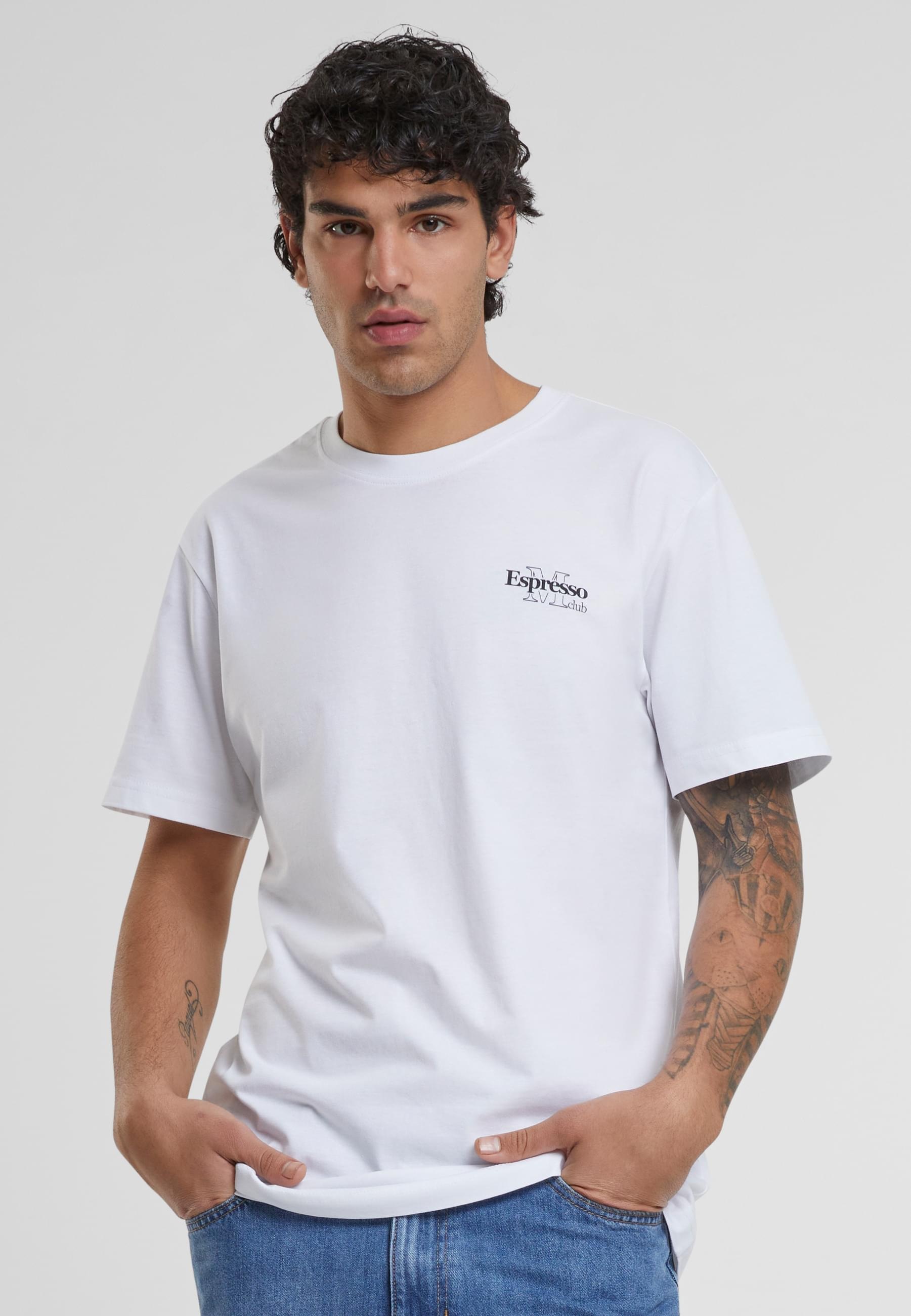 MisterTee T-Shirt »MisterTee Herren Espresso M Club Tee« 1 Stk. tlg.