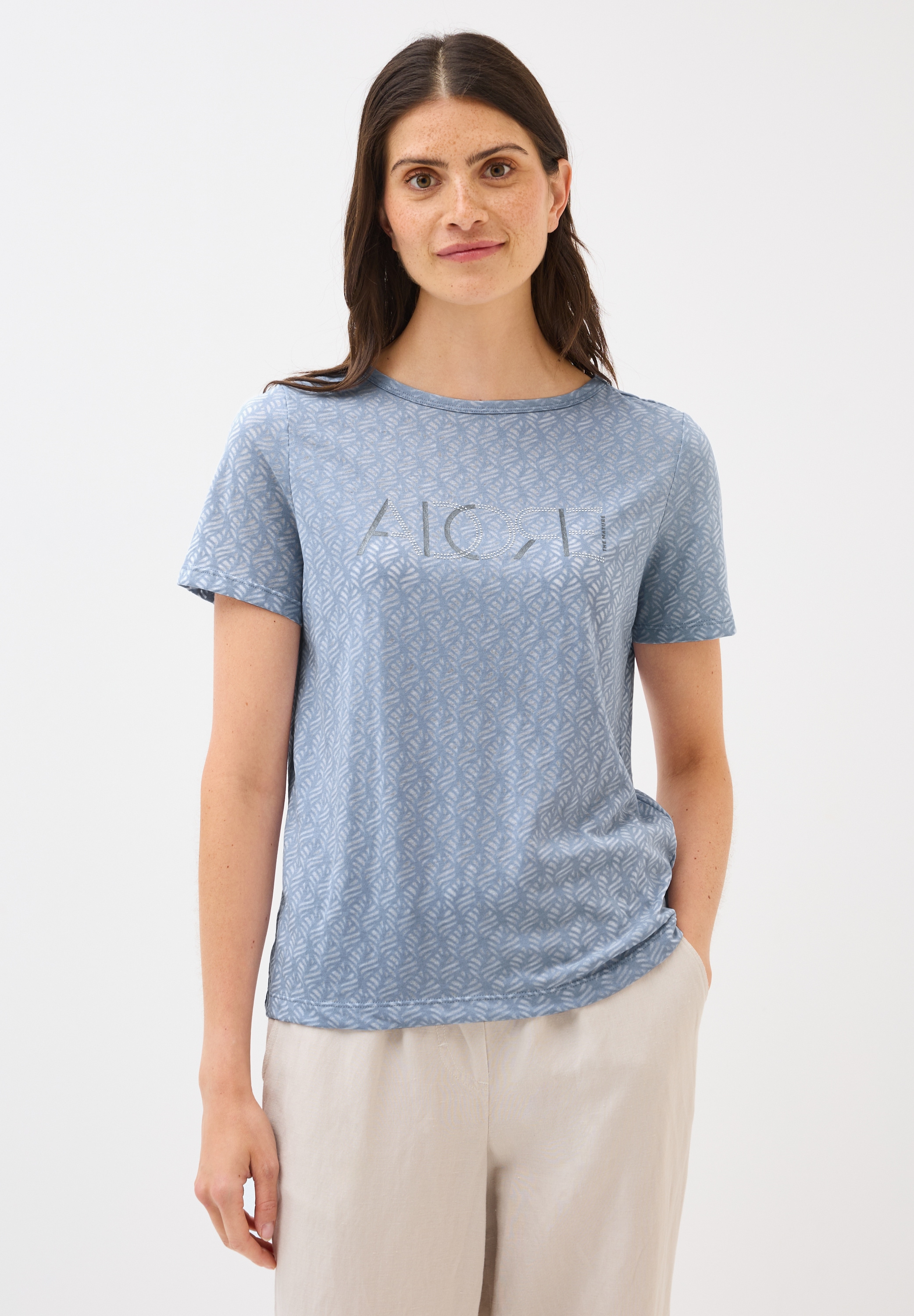 Cecil T-Shirt, mit Burnout-Optik günstig online kaufen