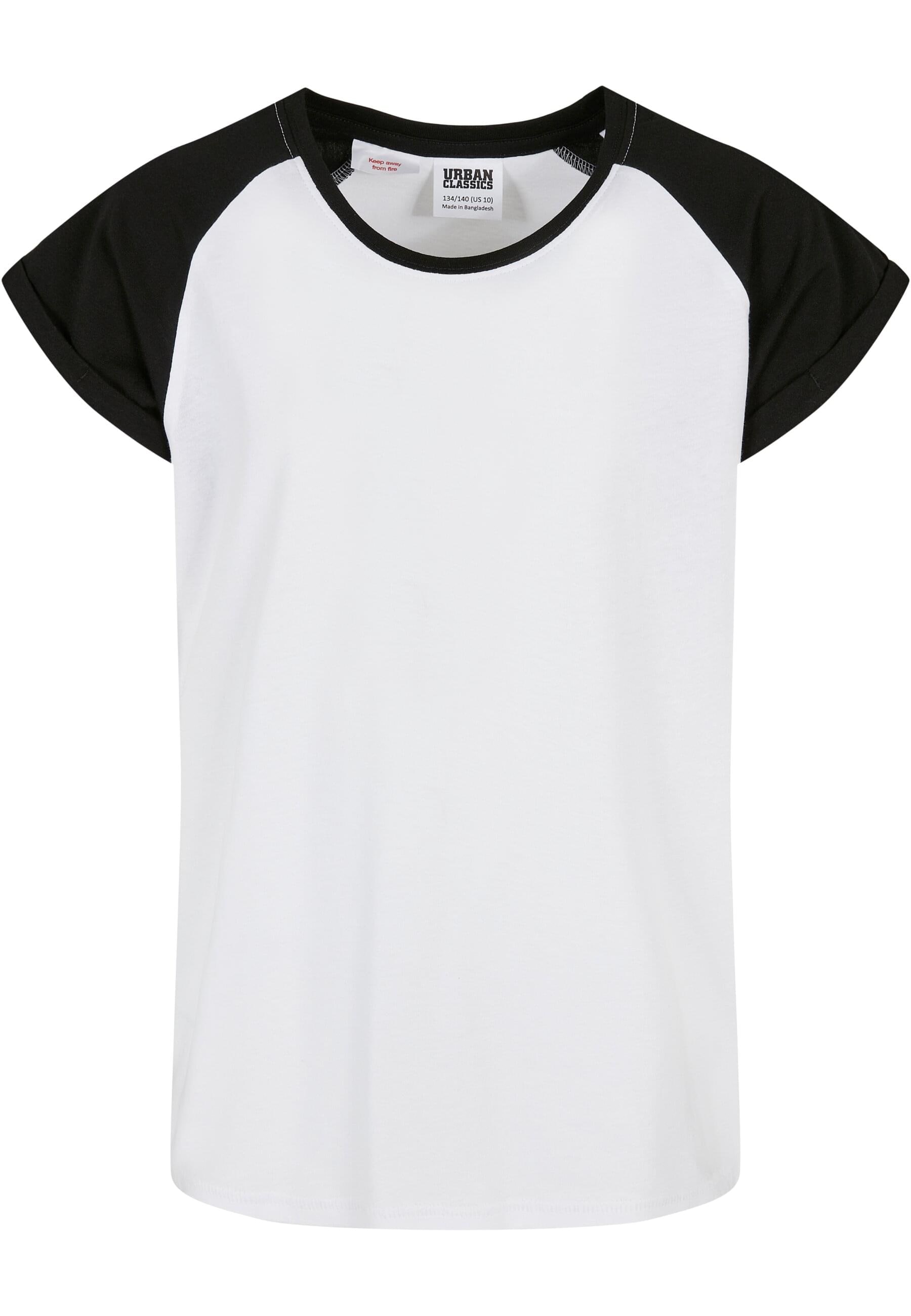 T-Shirt »Urban Classics Damen Girls Contrast Raglan Tee«, (1 tlg.)