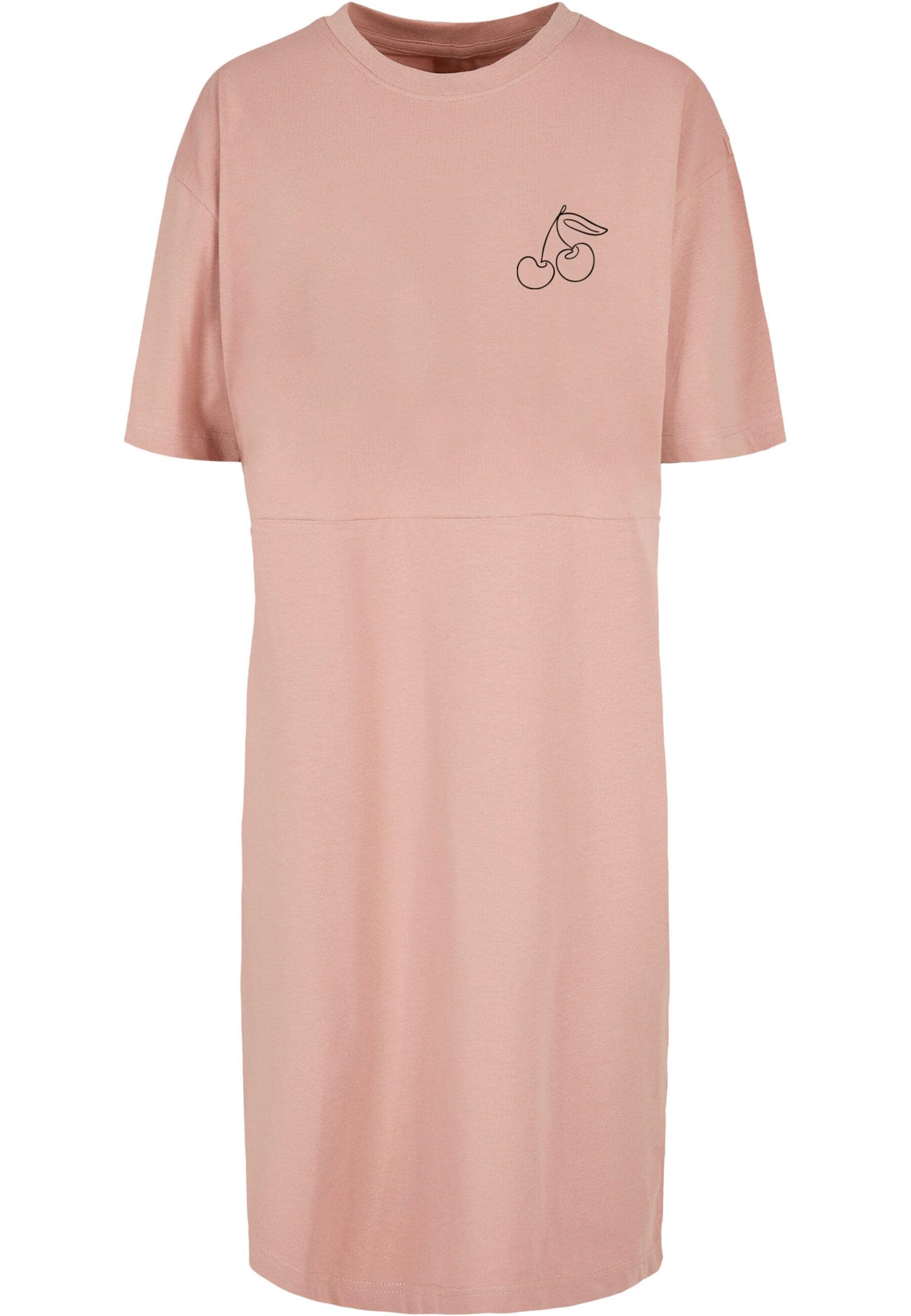 Shirtkleid »Merchcode Damen Ladies Cherry Oversized Slit Dress«, (1 tlg.)