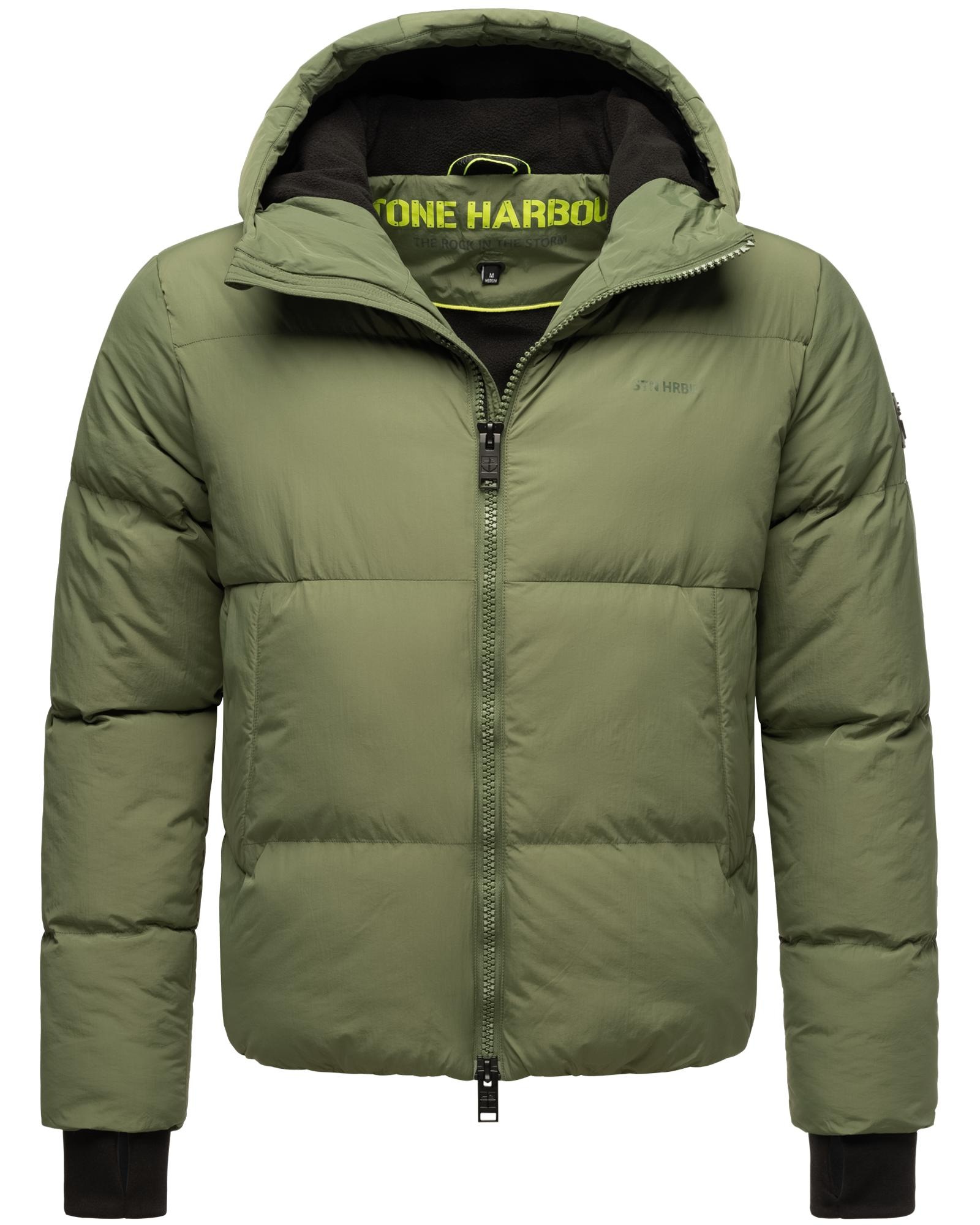 Stone Harbour Steppjacke "Tayroos XX", mit Kapuze, Gesteppte Herren Winterjacke mit Kapuze