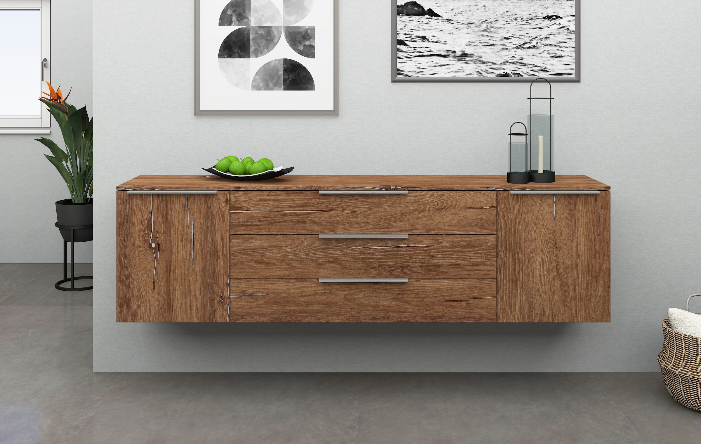 borchardt Möbel Sideboard »Oliva«, Breite 166 oder 200 cm