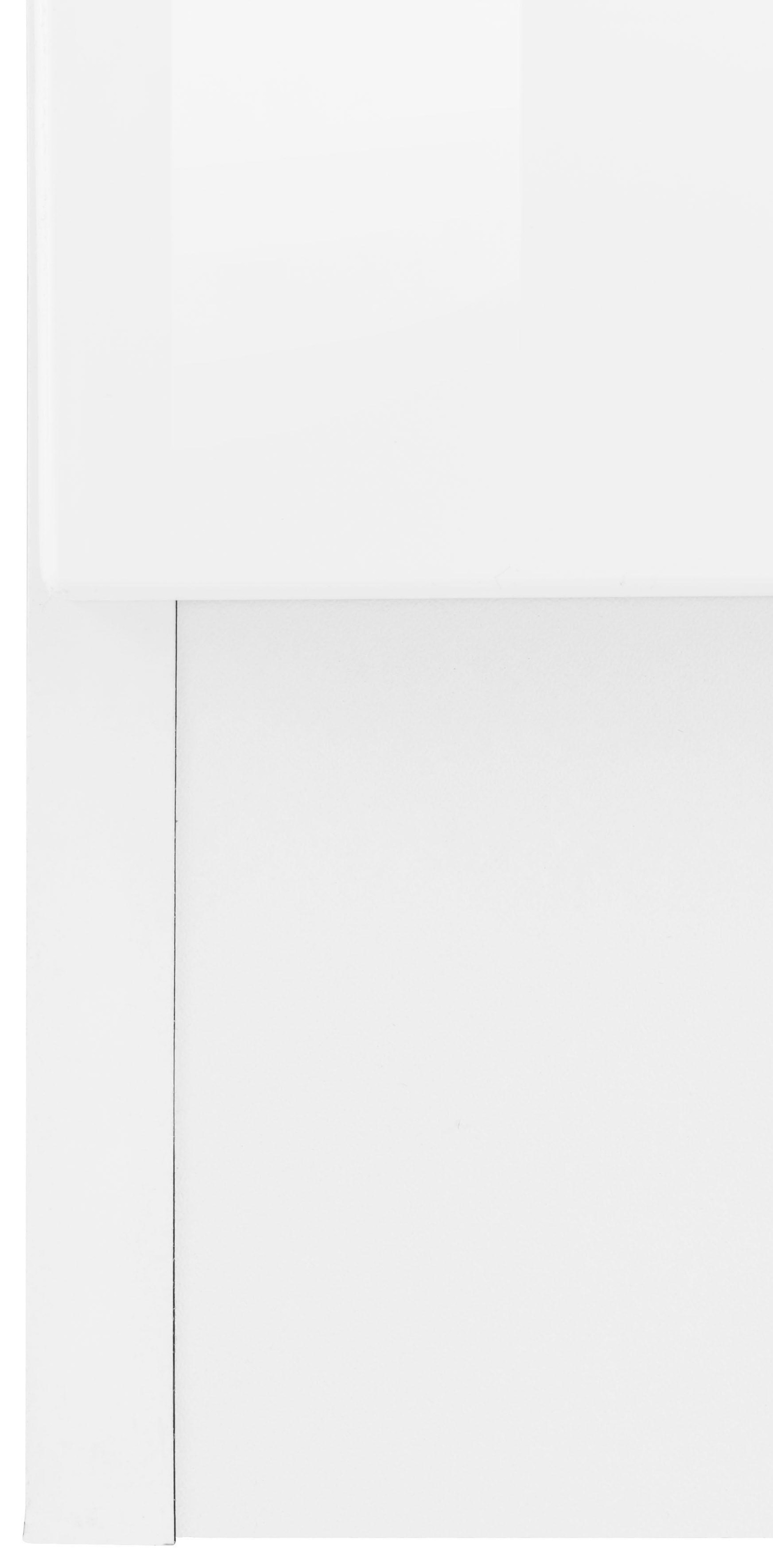 KOCHSTATION Eckunterschrank »KS-Tulsa«, 110 cm breit, 1 Tür, schwarzer Metallgriff, hochwertige MDF Front