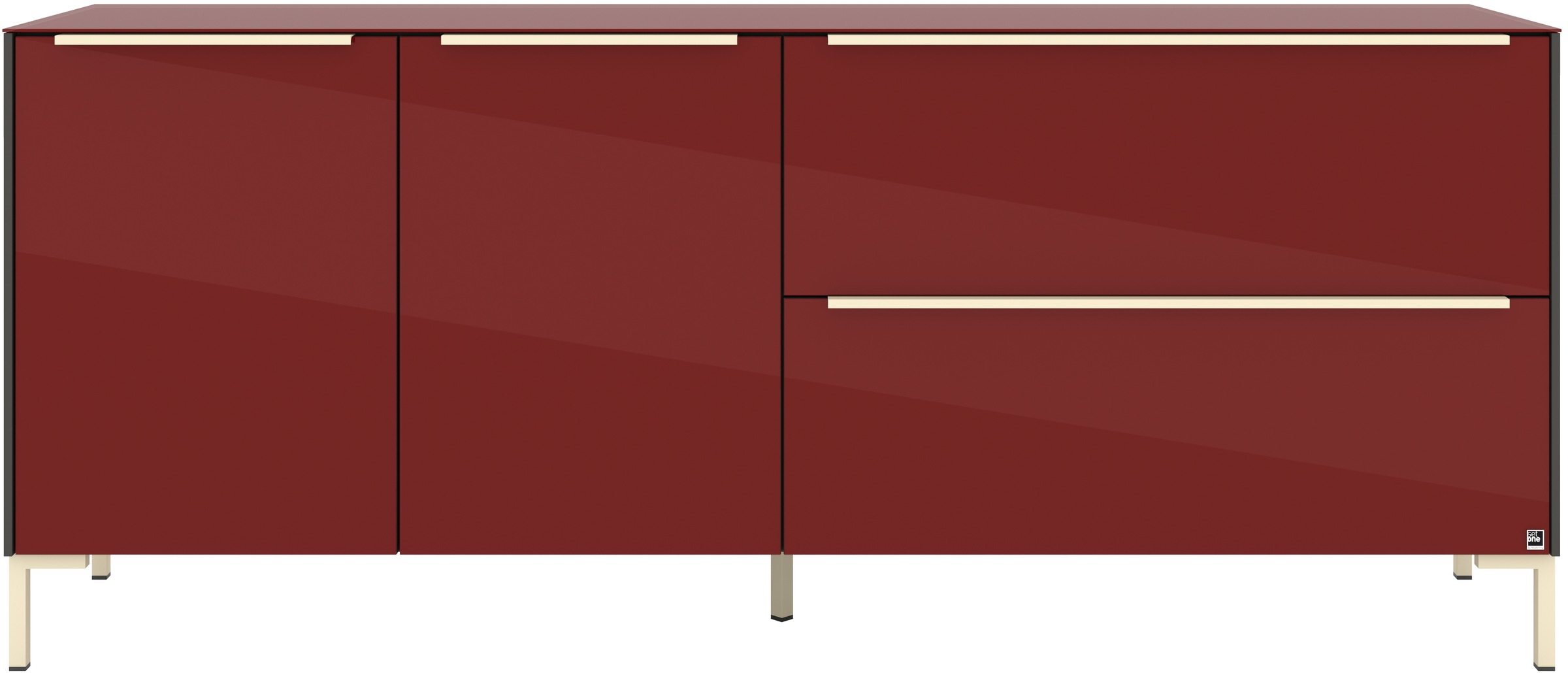 set one by Musterring Lowboard "Reno" 1 Stk. tlg. Mit Winkelfuß in diversen günstig online kaufen