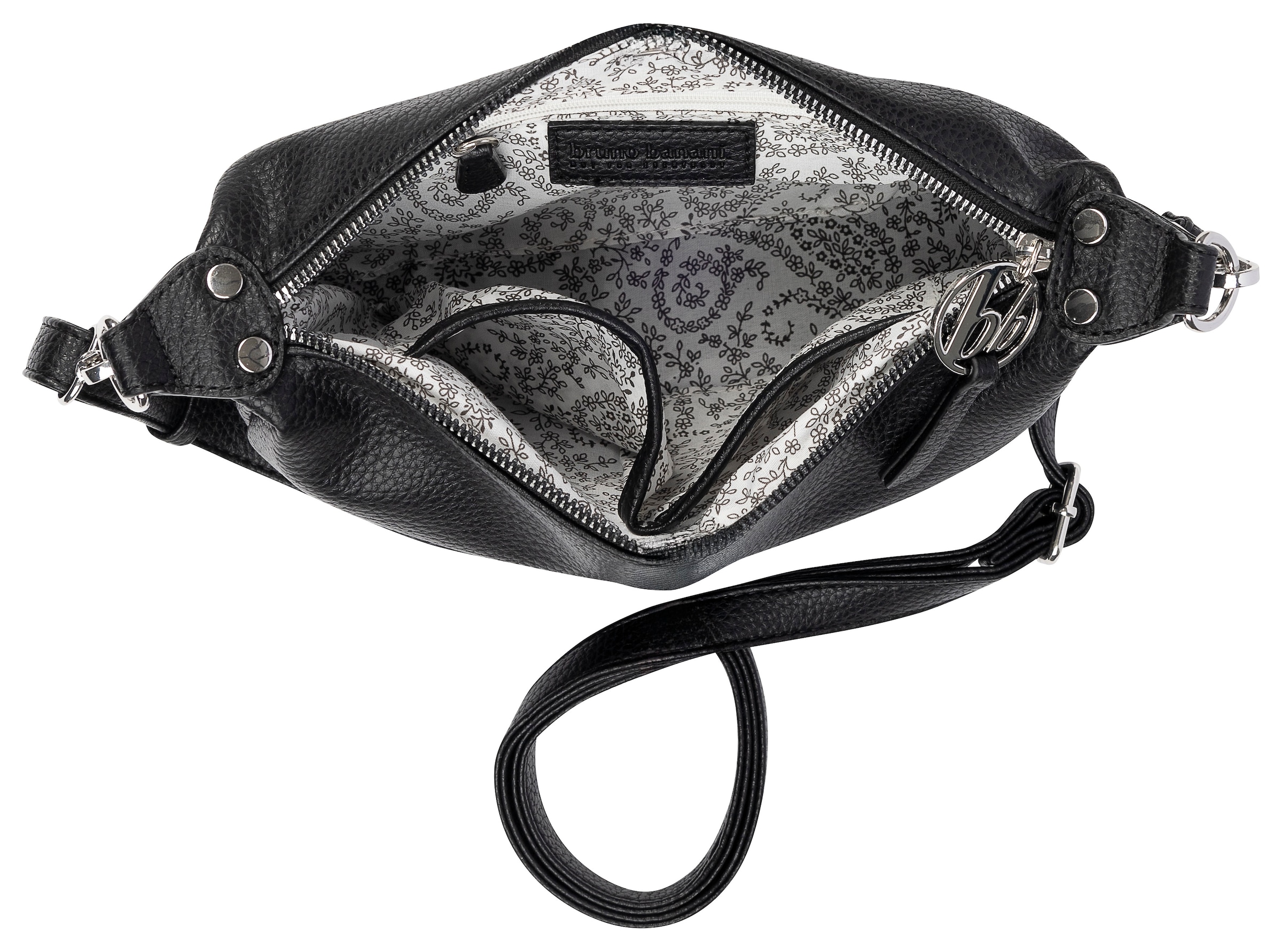 Bruno Banani Schultertasche »Amalfi«, abnehmbarer Schulterriemen Handtasche Damen in modischer Form