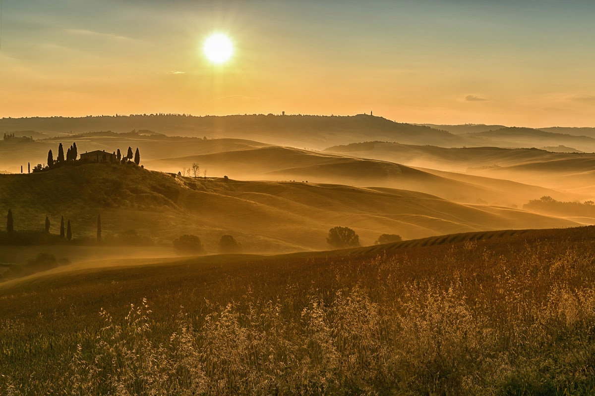 Papermoon Fototapete »Landschaft Italien«