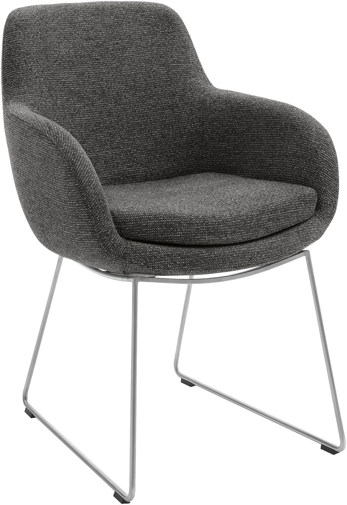 Esszimmerstuhl MUSTERRING, B:62cm H:86cm T:66cm, grau, Stühle, "Tavia"