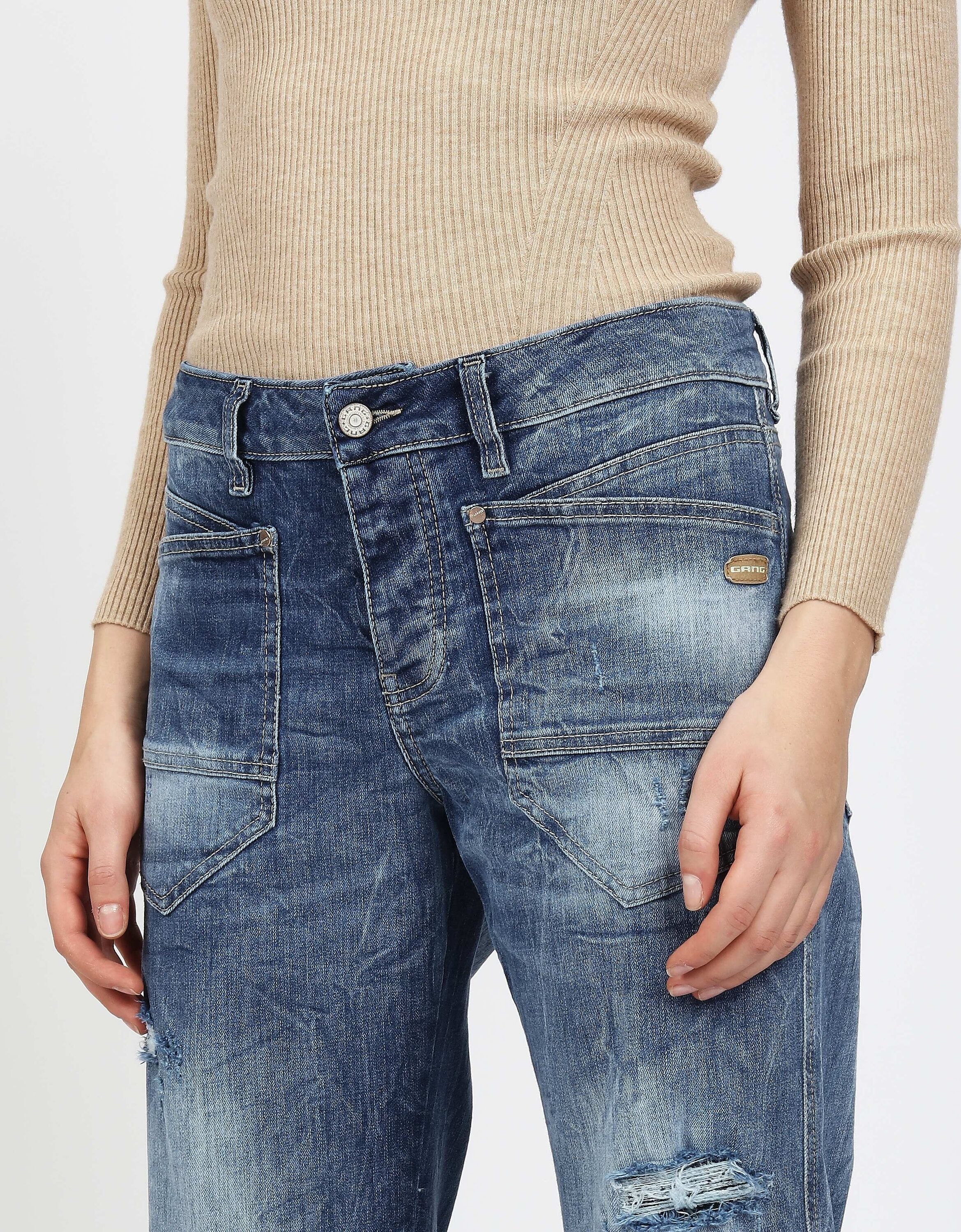 GANG 7/8-Jeans »94ROBERTA« mit aufgesetzten Taschen