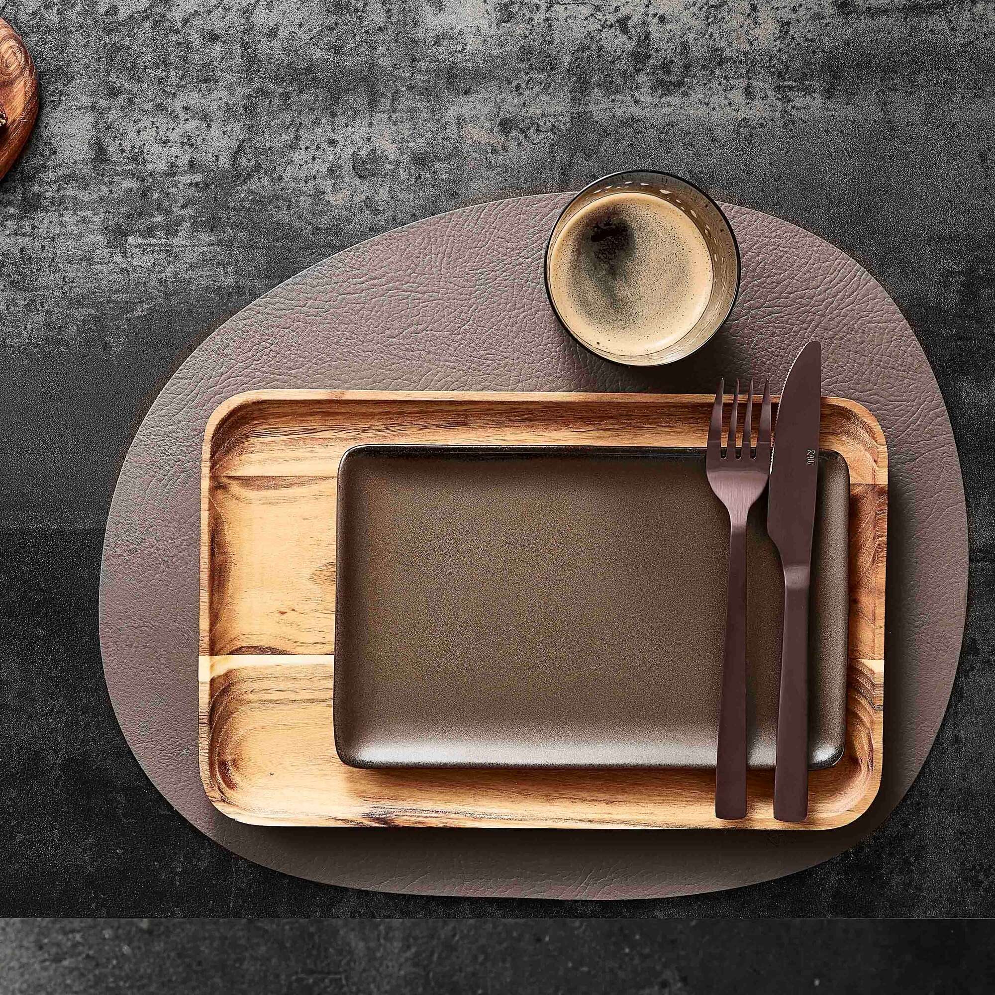 aida RAW Platzset »Buffalo« 95 % Recycelleder