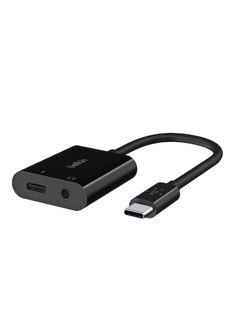Audio-Adapter »RockStar 3,5mm-Klinken-Audio- und USB-C-Ladeadapter«, USB Typ C zu...