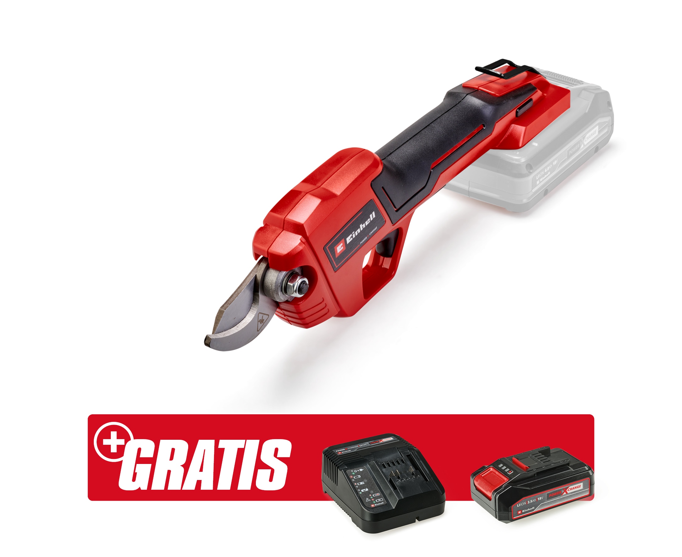Einhell Akku-Astschere "GE-LS 18 Li (1x2,5 Ah)", (Set), inkl. Akku und Lade günstig online kaufen