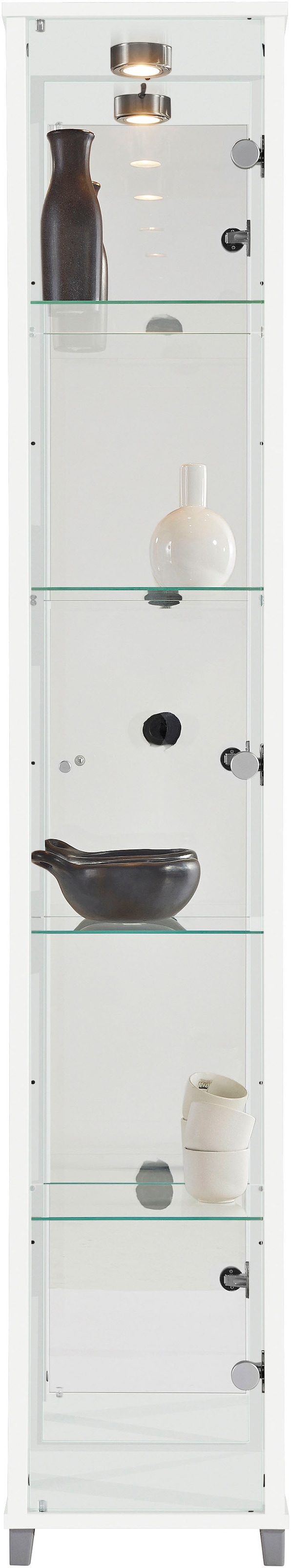 fif möbel Vitrine »OPTIMA«, Standvitrine/Glasvitrine 1x Glastür,perfekt für Sammler,Sammlervitrine