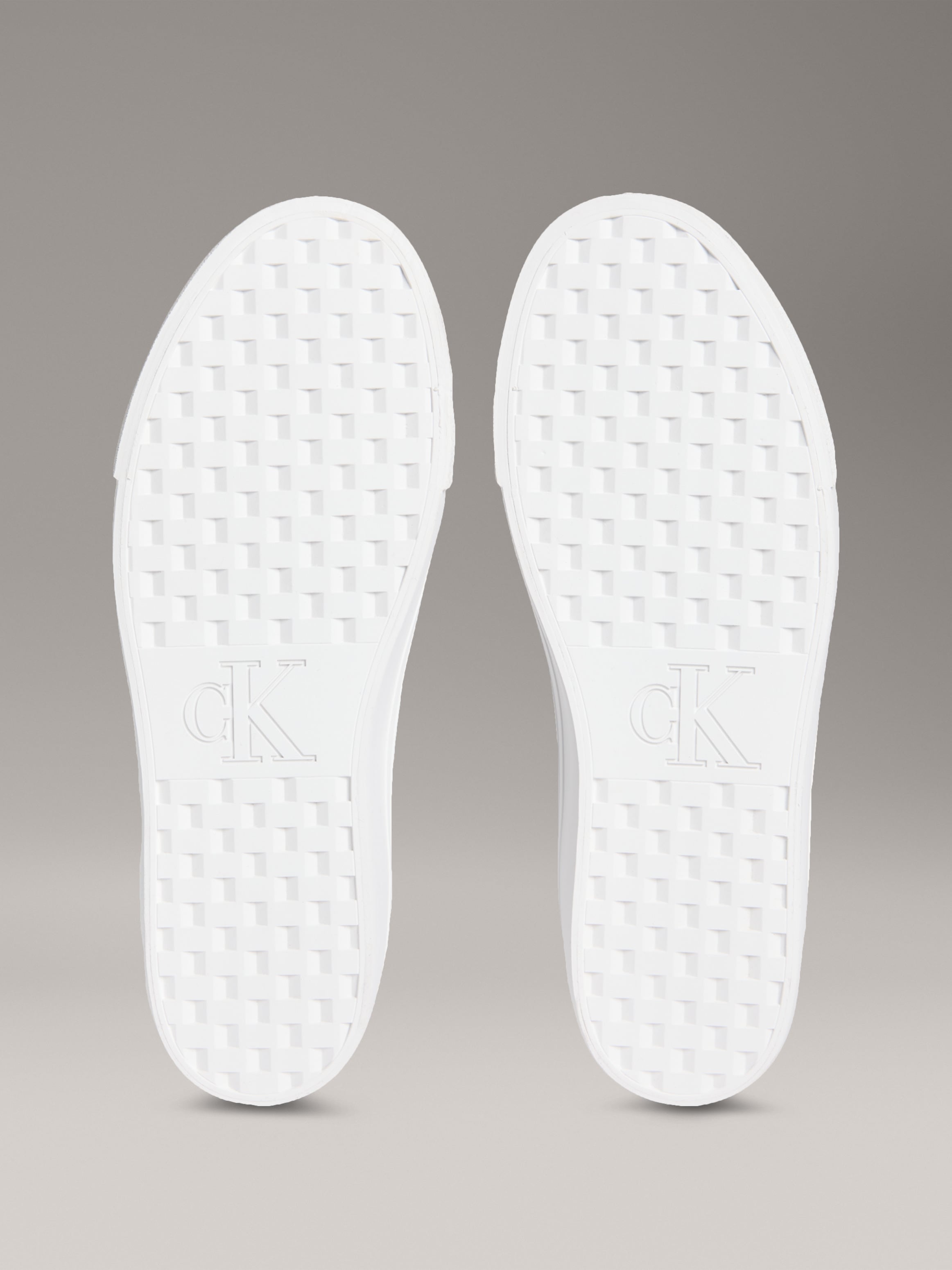 Calvin Klein Jeans Plateausneaker »VULC FLATFORM LTH«, Schnürschuh, Halbschuh, Freizeitsneaker in schlichter Optik