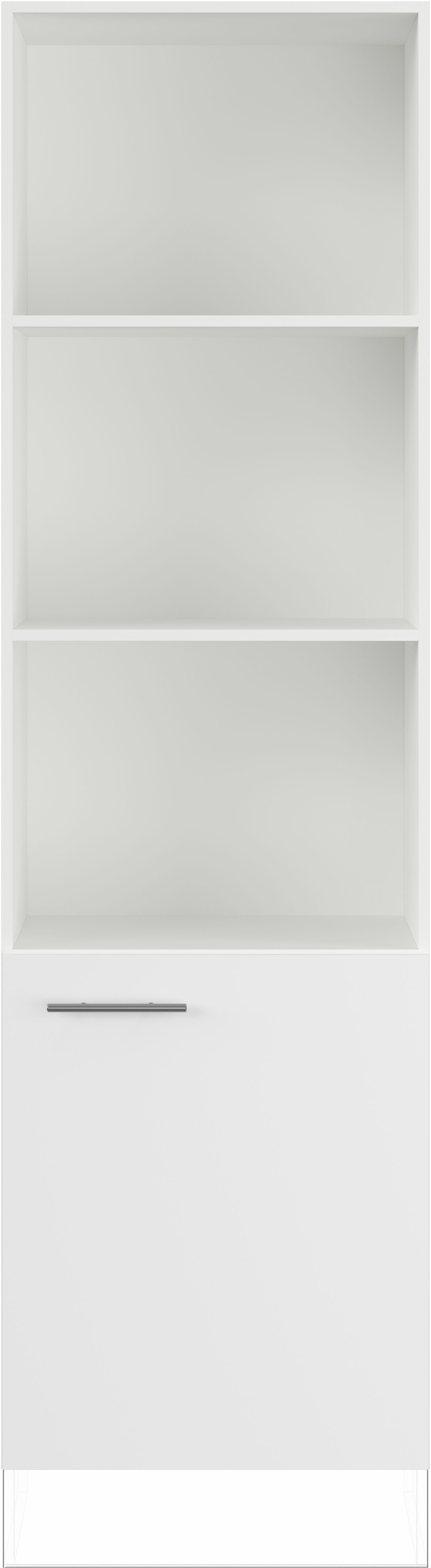 IMPULS KÜCHEN Seitenschrank »"Valencia", Breite/Höhe: 60/205,1 cm«, vormontiert, mit Drehtür, mit verstellbaren Fachböden