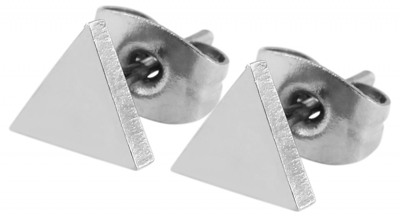 Adelia´s Paar Ohrhänger »Damen Ohrstecker aus poliertem Edelstahl«