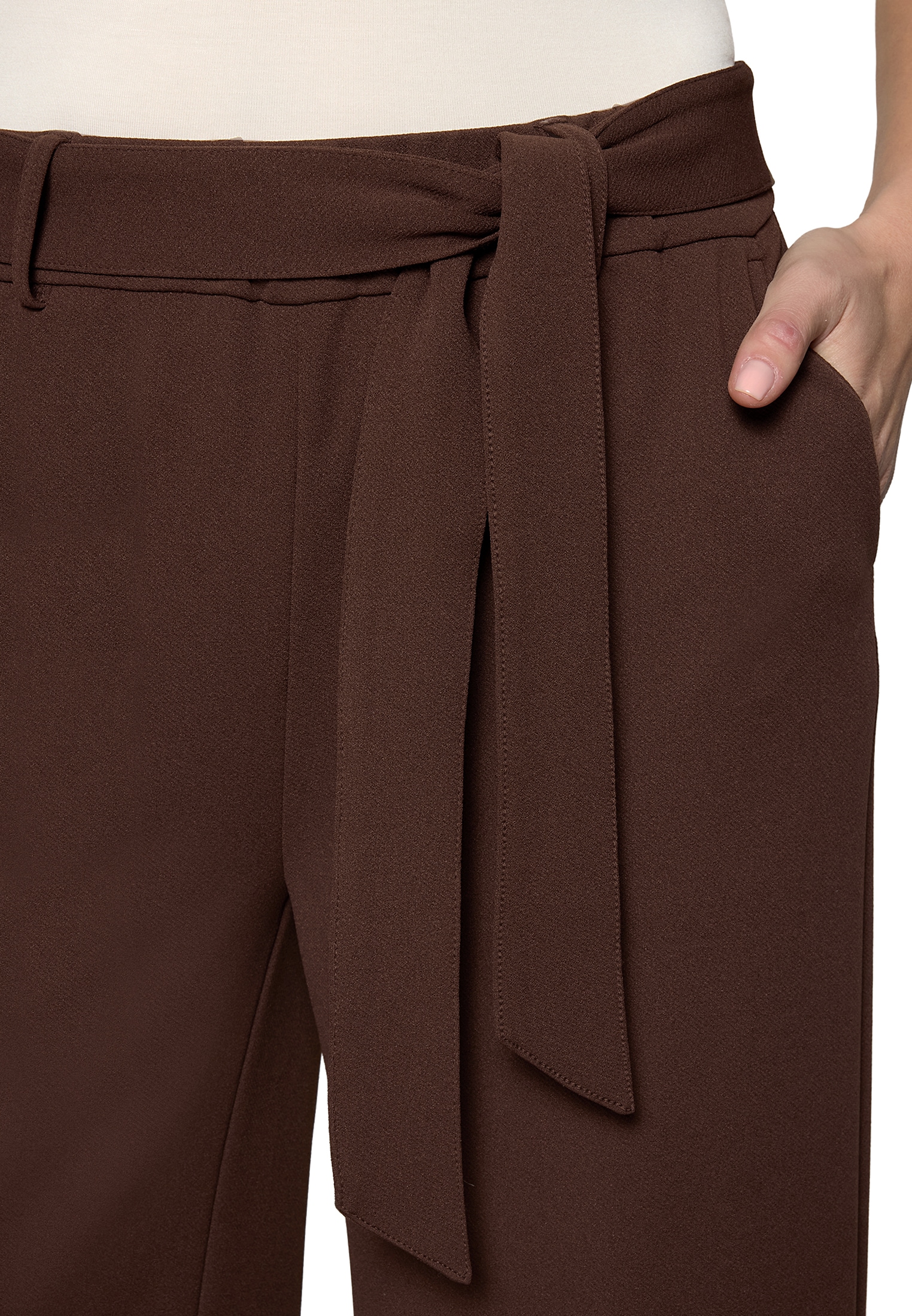 Zero Stoffhose »Damen mit Stoffgürtel«  Gürtel