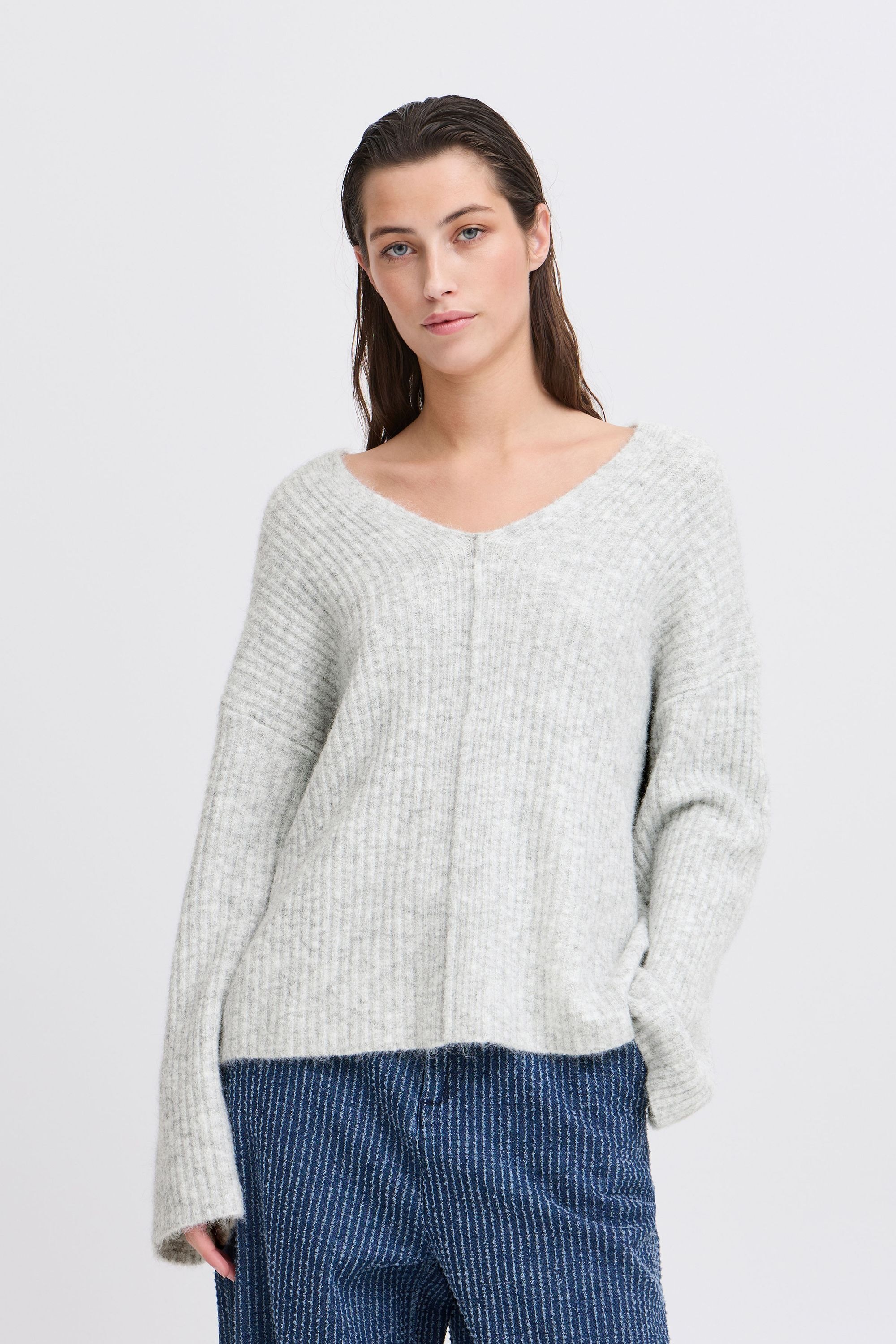 b.young Strickpullover »Strickpullover BYOMEA V-NECK JUMPER -«
