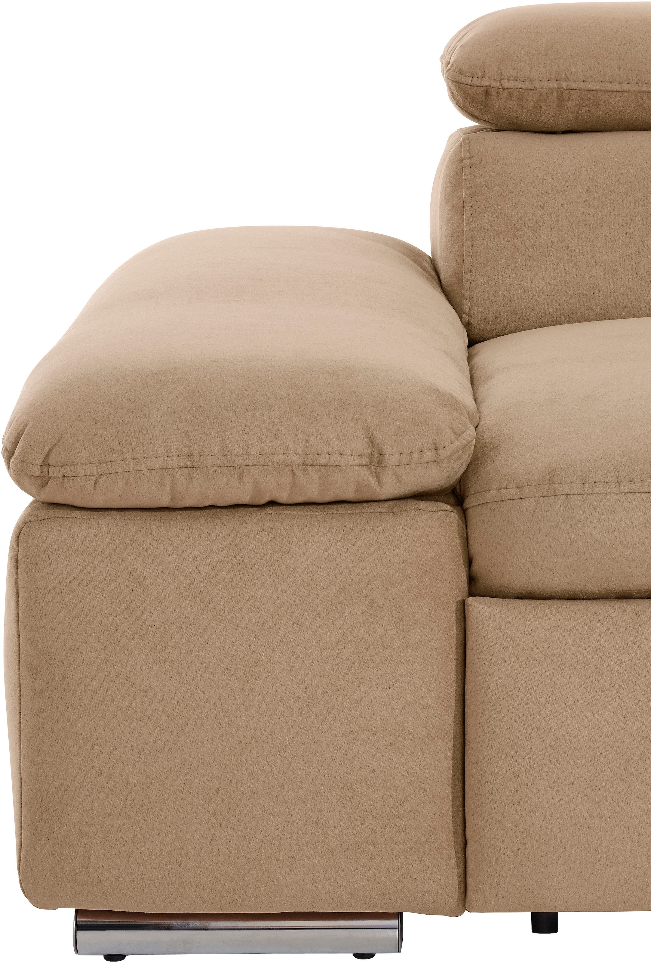 sit&more Ecksofa »Alcatraz L-Form«, wahlweise mit Bettfunktion