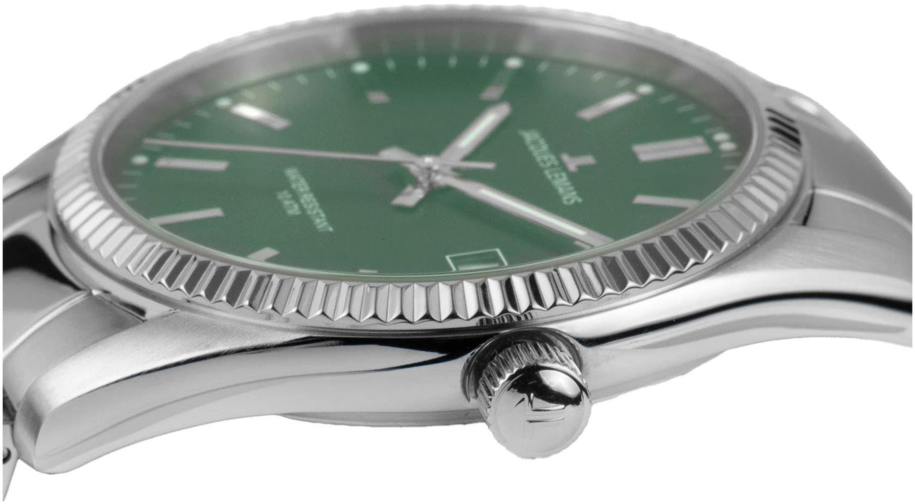 Jacques Lemans Quarzuhr »Derby«, Armbanduhr,Herrenuhr,Damenuhr,Edelstahlarmband,bis 10 bar wasserd.
