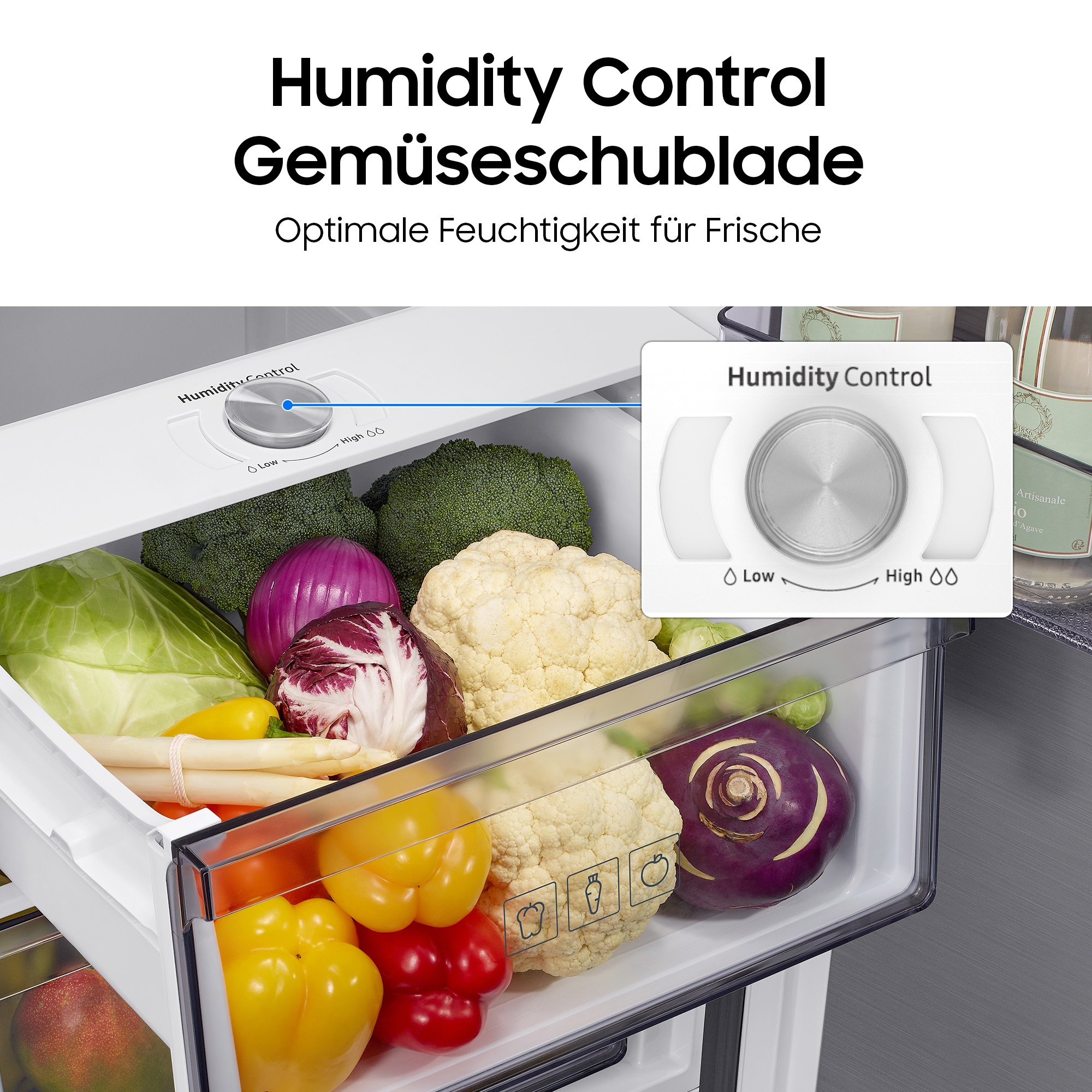 Samsung Kühlschrank »RR70H39FDTEF« 185,8 cm hoch 59,5 cm breit