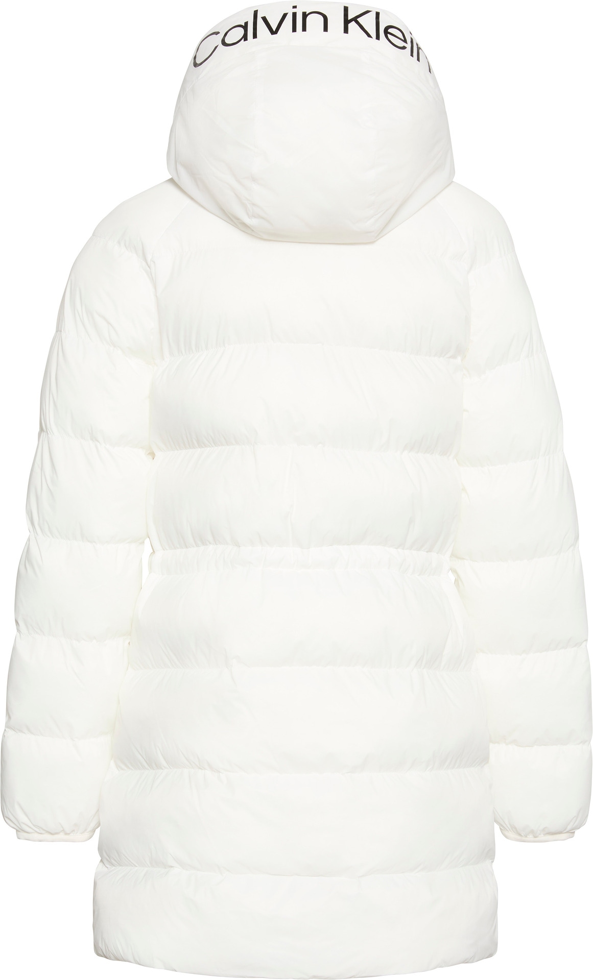 Calvin Klein Jeans Steppmantel »LGHTWGHT LG MD LNGTH«, Mit Rundhalsausschnitt