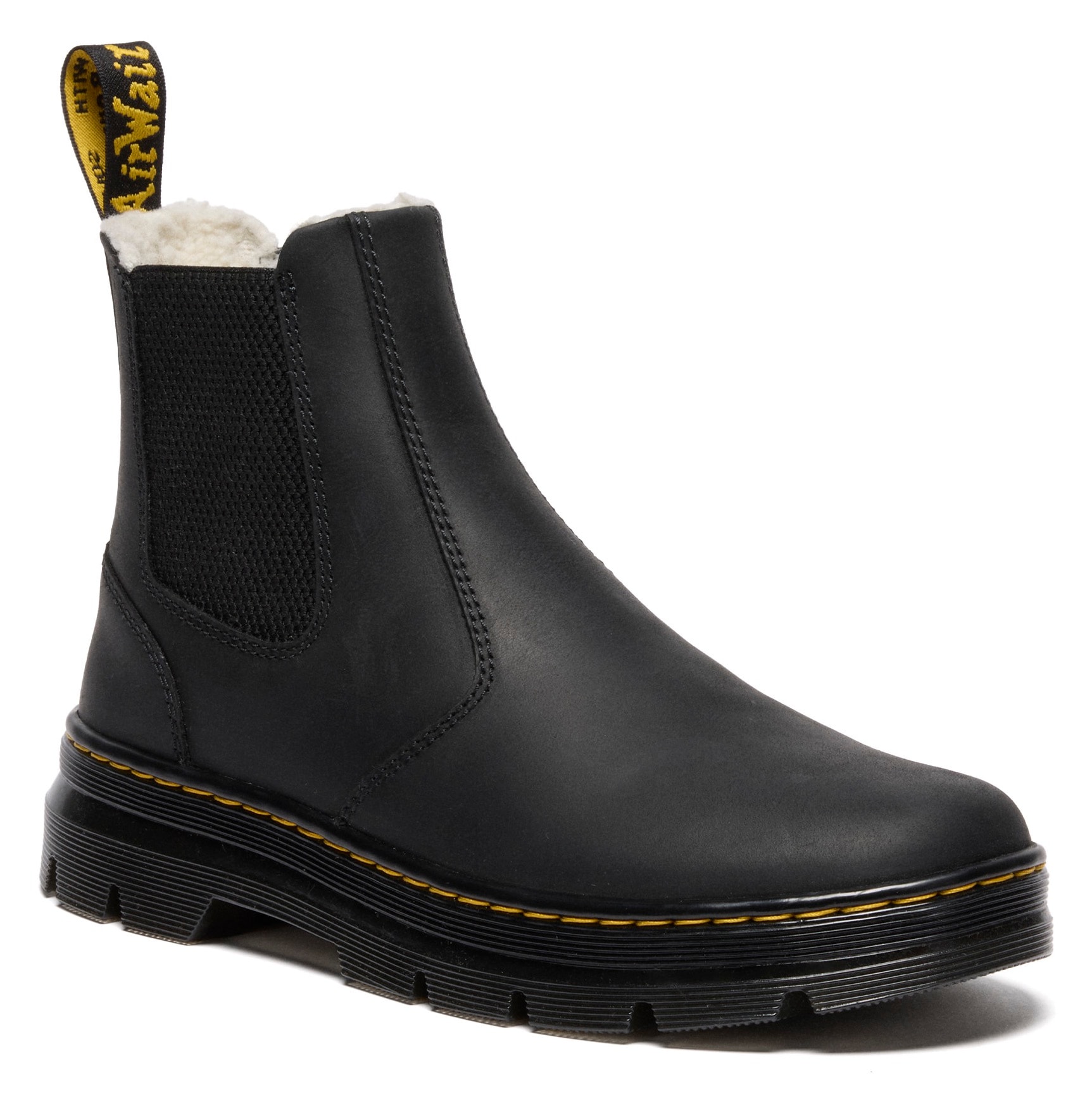 DR. MARTENS Chelseaboots »Embury WL«, Blockabsatz, Stiefelette, Schlupfschuh mit praktischer Anziehlasche