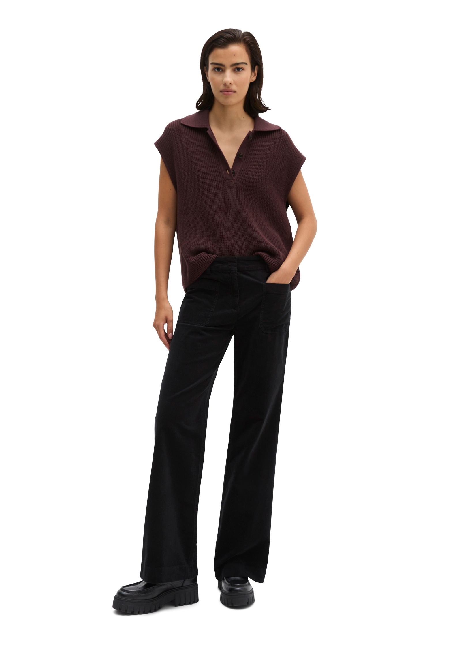 Marc O'Polo Cordhose  aus Stretch-Baumwolle, Flared Fit