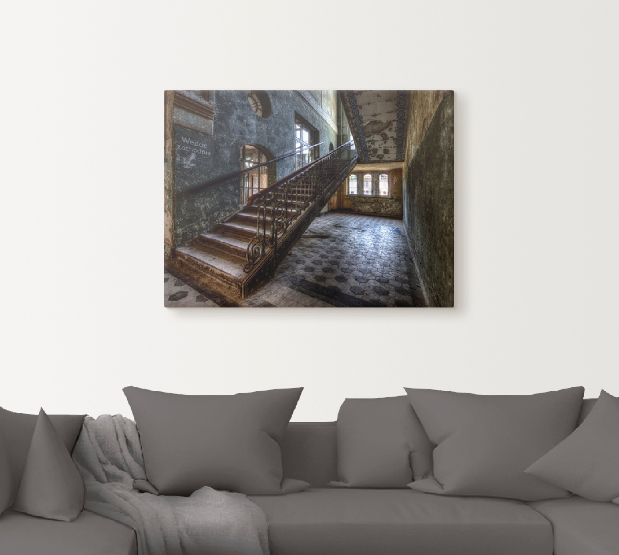 Artland Wandbild »Lost Place - Treppen«, Architektonische Elemente, (1 St.), als Leinwandbild, Poster in verschied. Größen