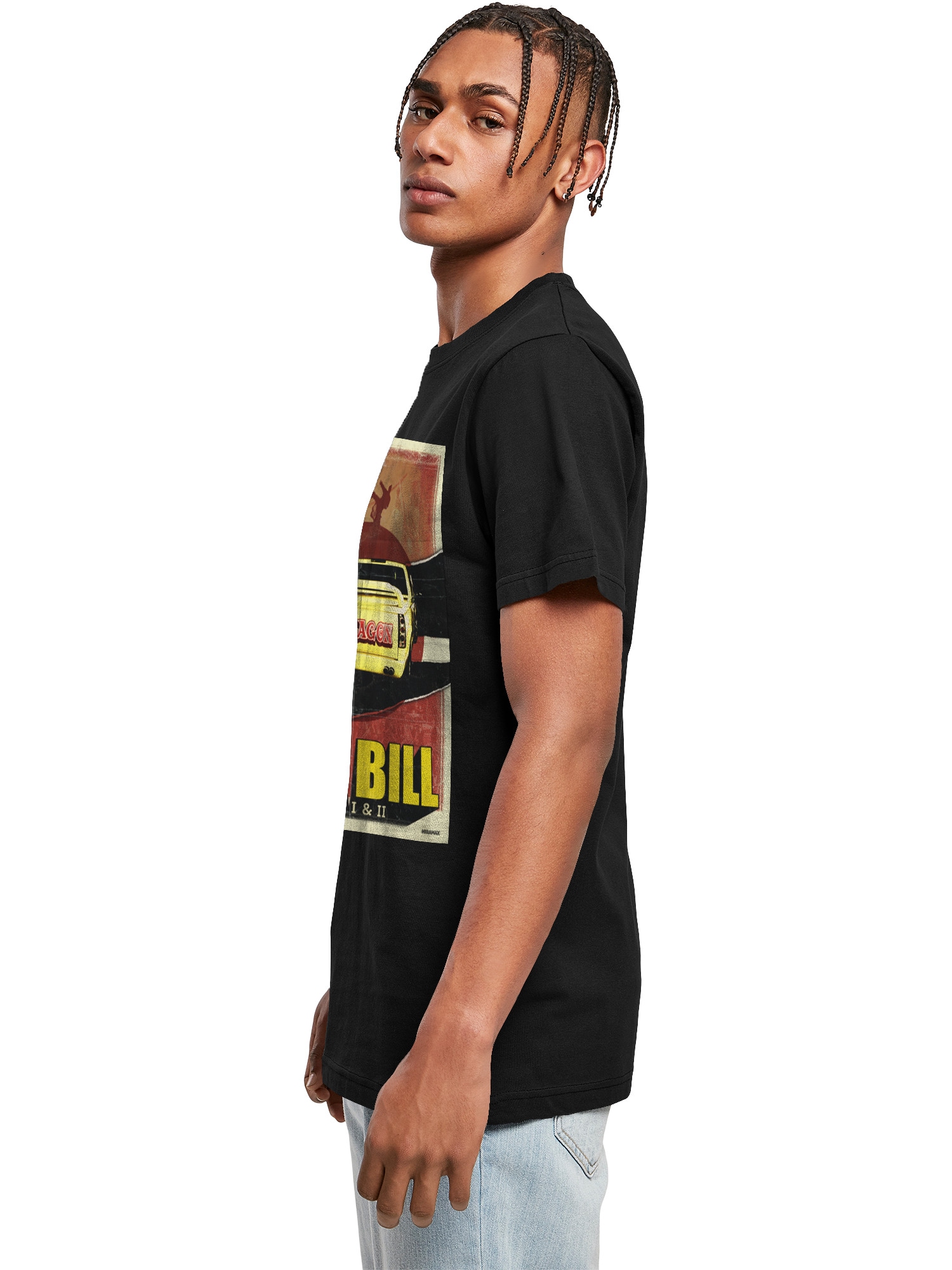 Merchcode Kurzarmshirt »Merchcode Herren Pulp Fiction Say What Tee«, (1 tlg.)