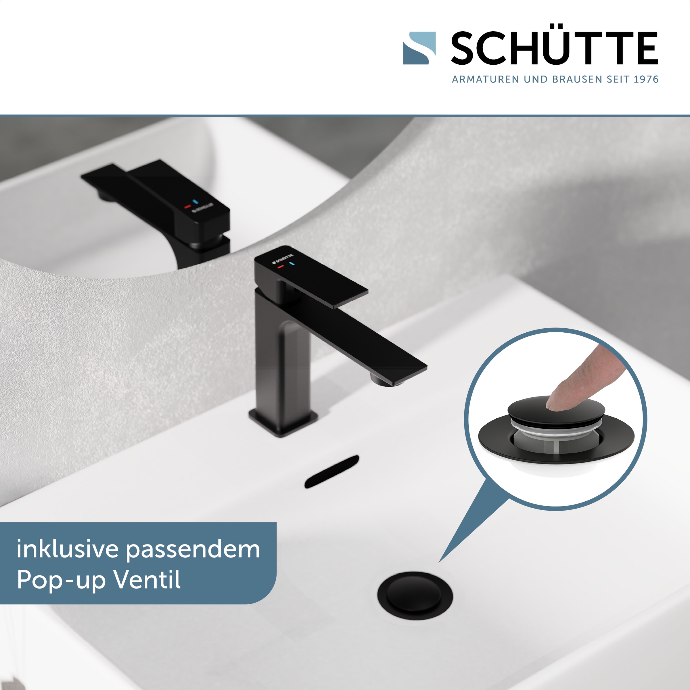 Schütte Waschtischarmatur "SAN DIEGO" Hochdruck Armatur Bad, Waschtischarma günstig online kaufen