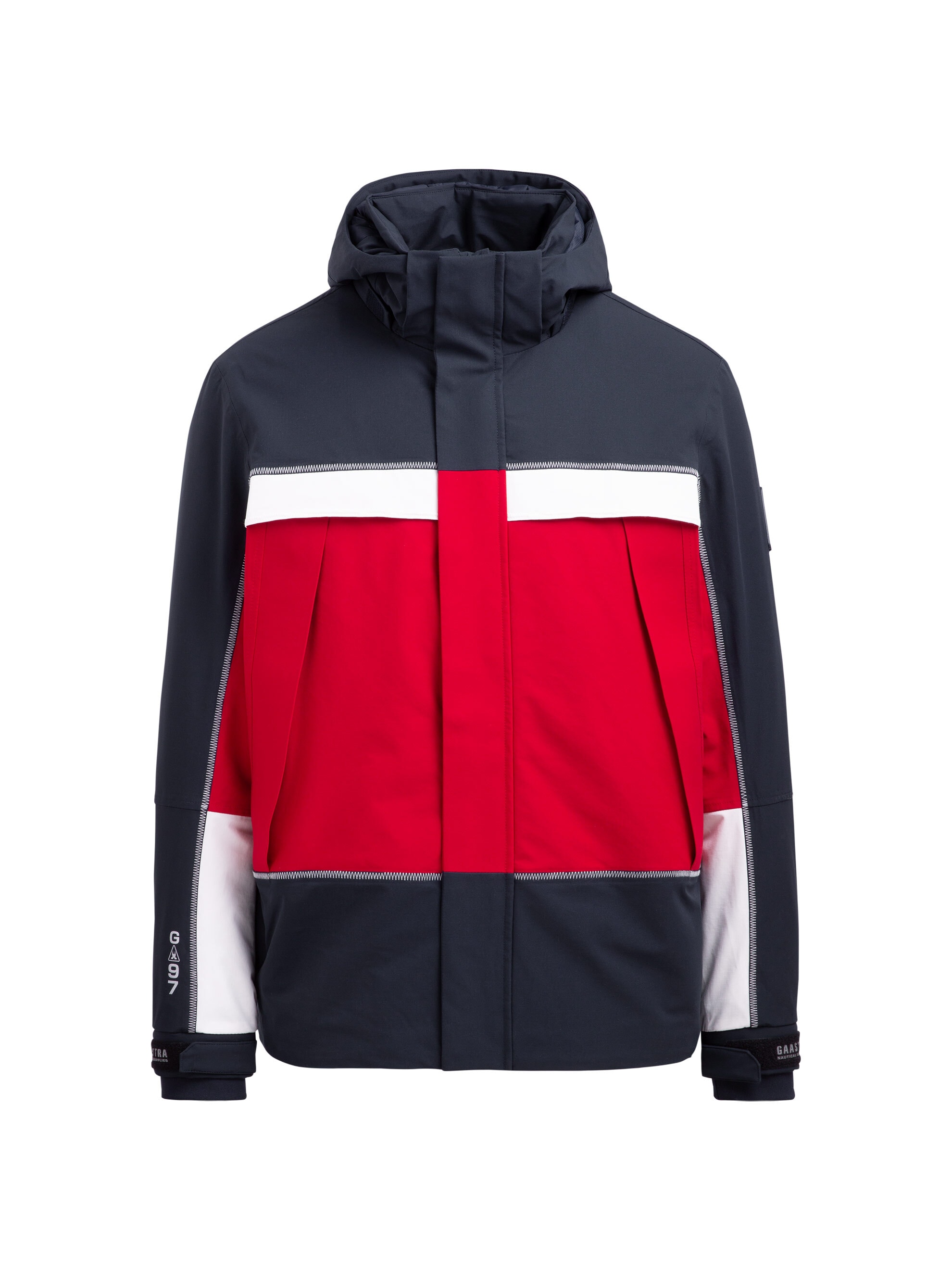 Gaastra Funktionsjacke mit Kapuze mit Windbreaker-Bündchen