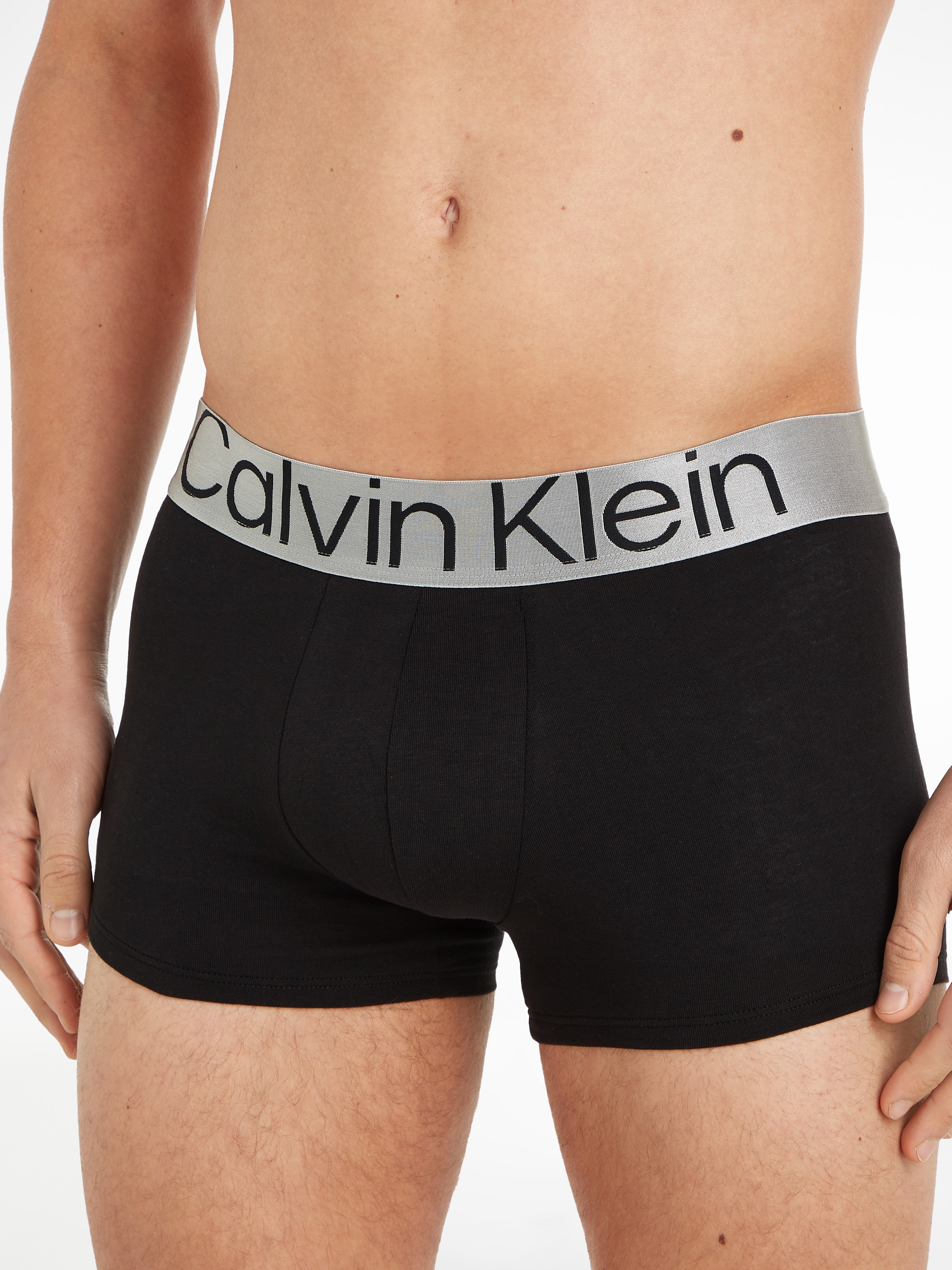 Calvin Klein Underwear Trunk, (Packung, 3 St., 3er-Pack), mit breitem elastischem Bund