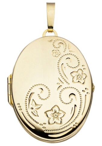 JOBO Medallionanhänger »Anhänger Medaillon oval«, 333 Gold kaufen